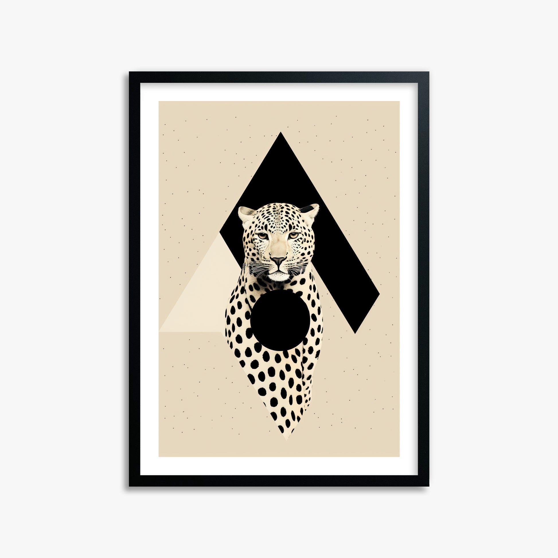 Predator's Prism, 50x70cm Black Framed Art Reproduction