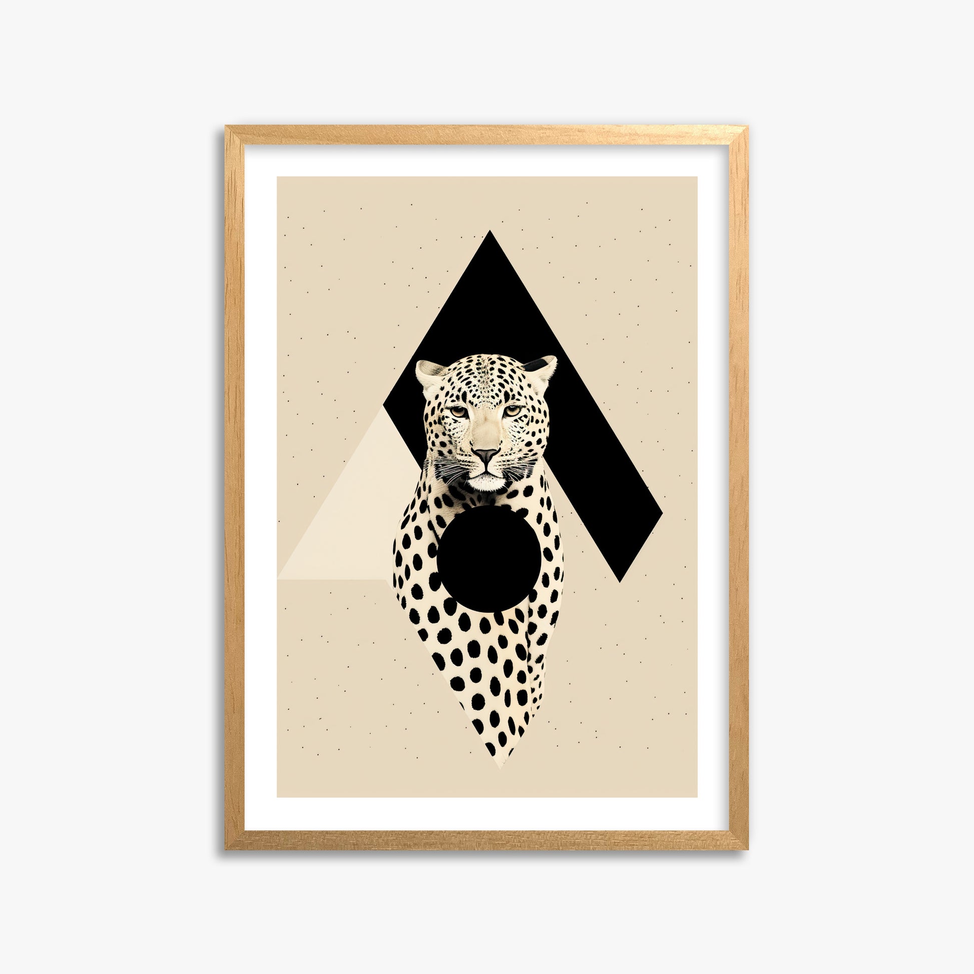Predator's Prism, 50x70cm Oak Framed Art Reproduction