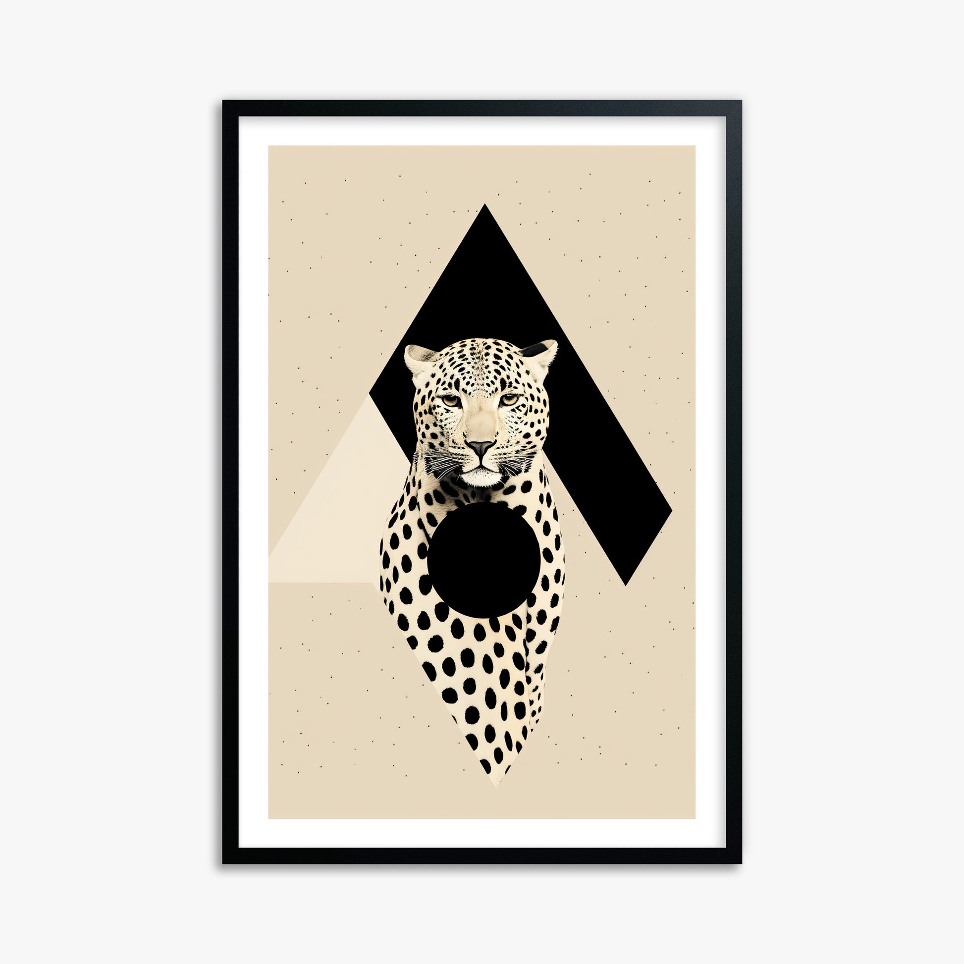 Predator's Prism, 61x91cm Black Framed Art Reproduction