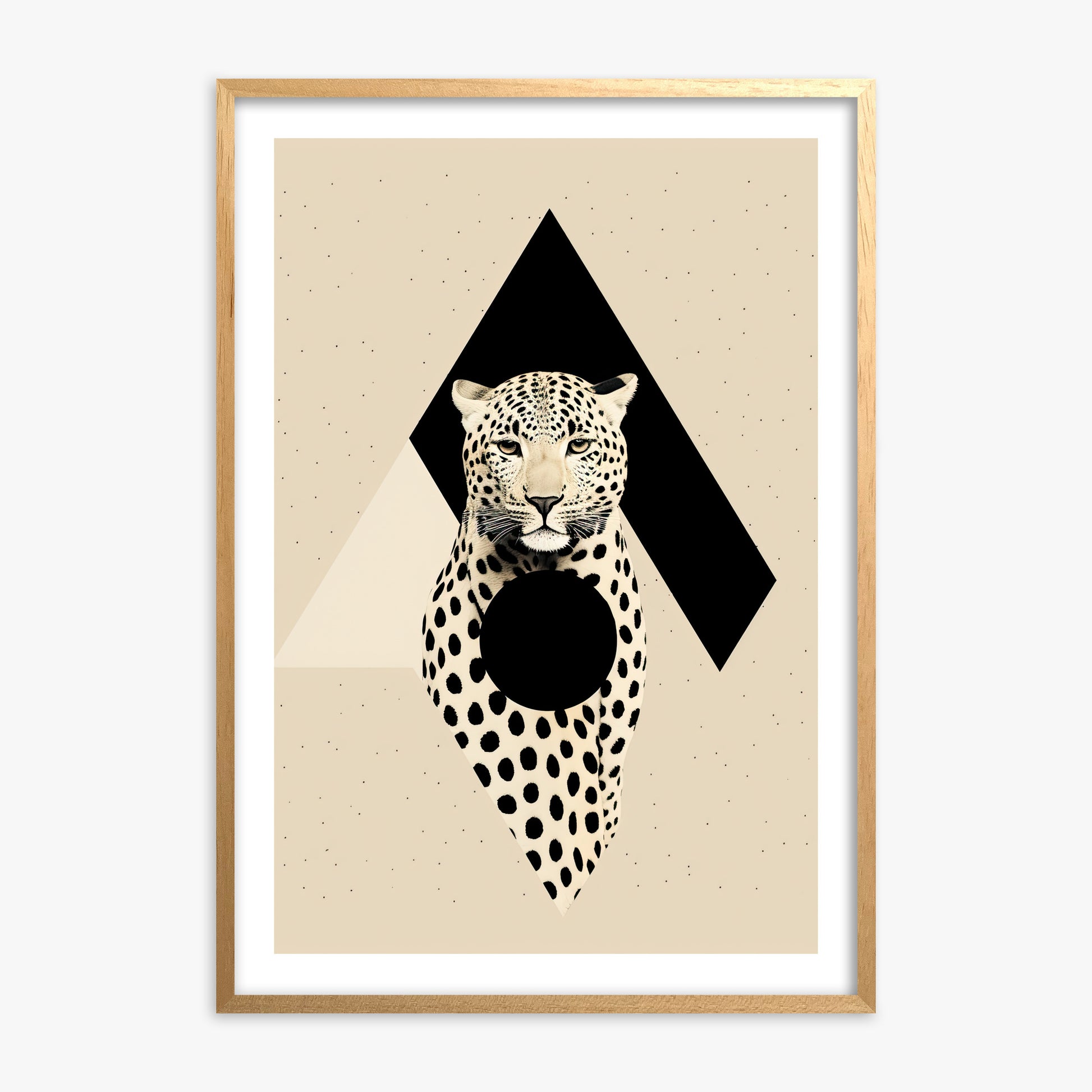 Predator's Prism, 70x100cm Oak Framed Art Reproduction