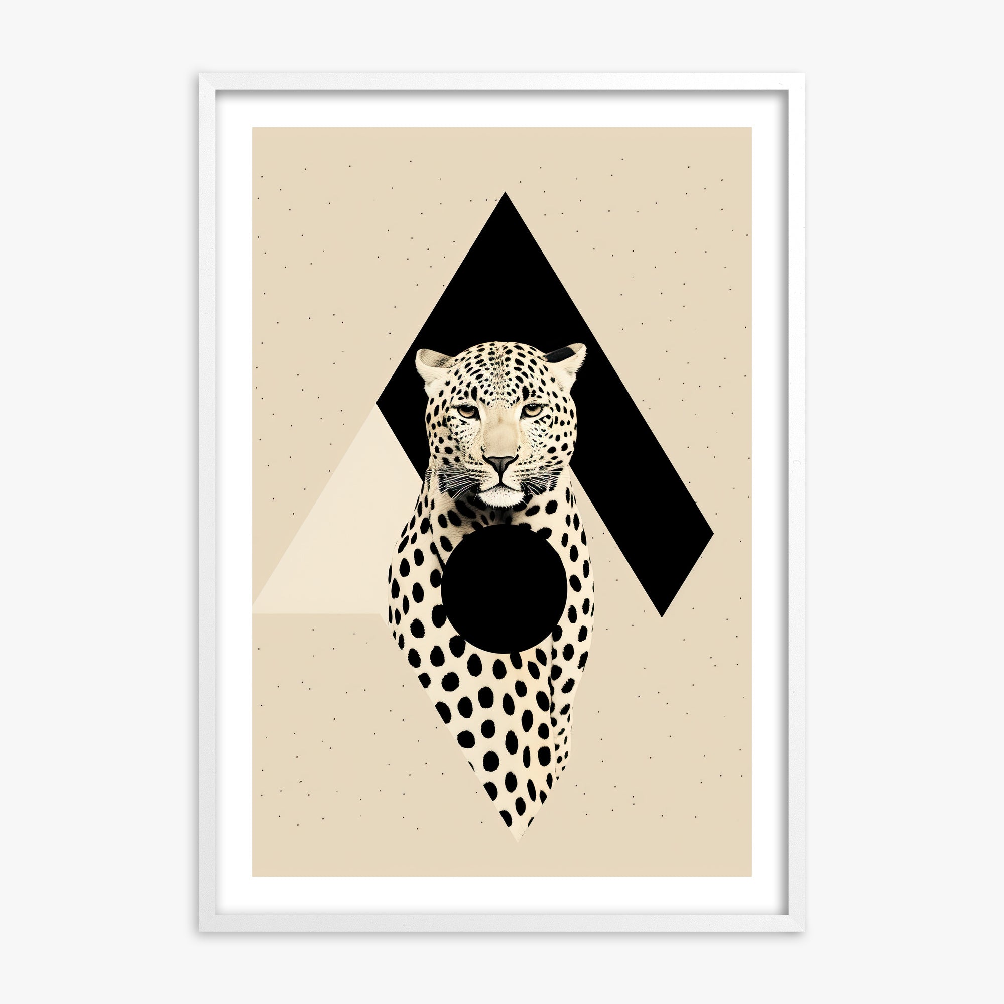 Predator's Prism, 70x100cm Whitek Framed Art Reproduction