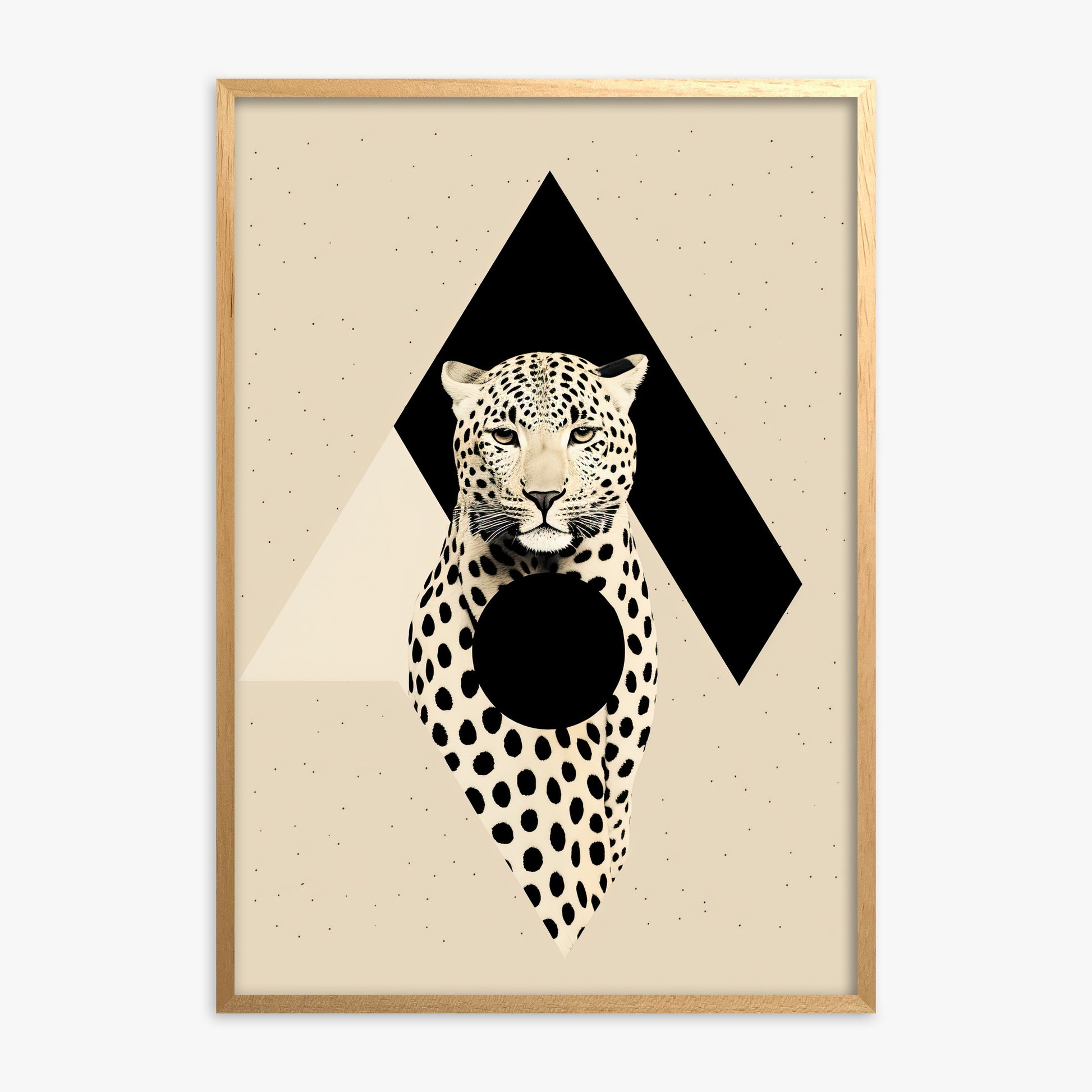 Predator's Prism, 70x100cm Oak Framed Art Reproduction
