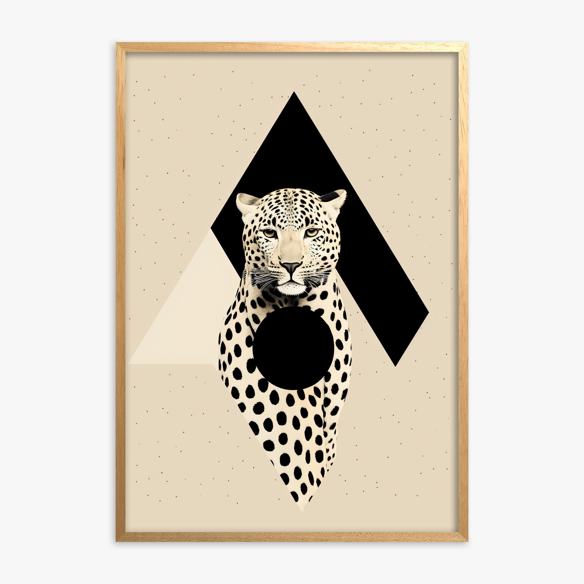 Predator's Prism, 70x100cm Oak Framed Art Reproduction
