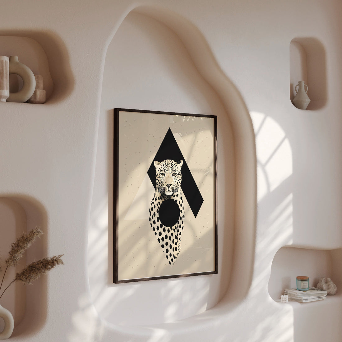 Predator's Prism, 50x70cm Framed Poster With Black Frame