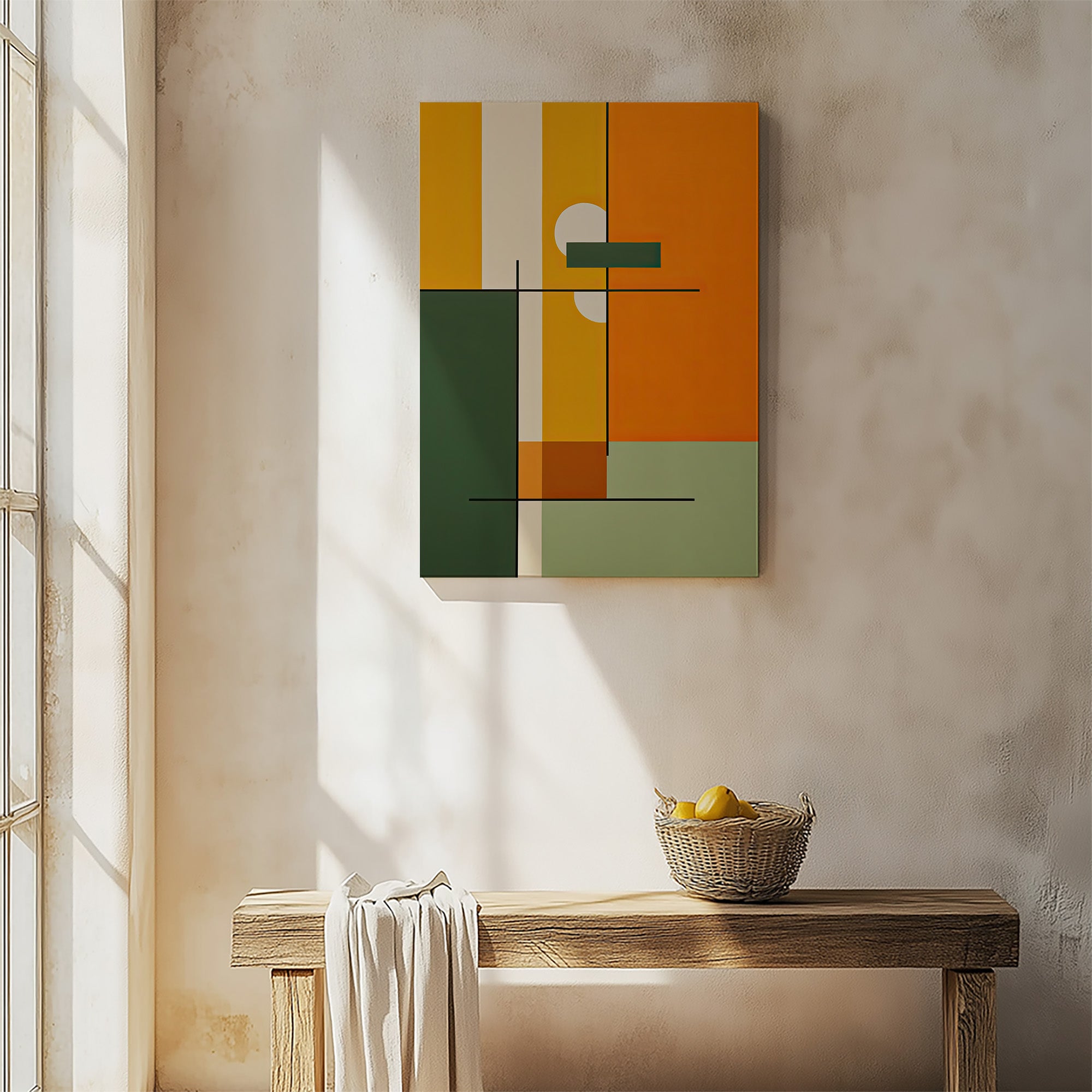 Geometric Sunset Balance