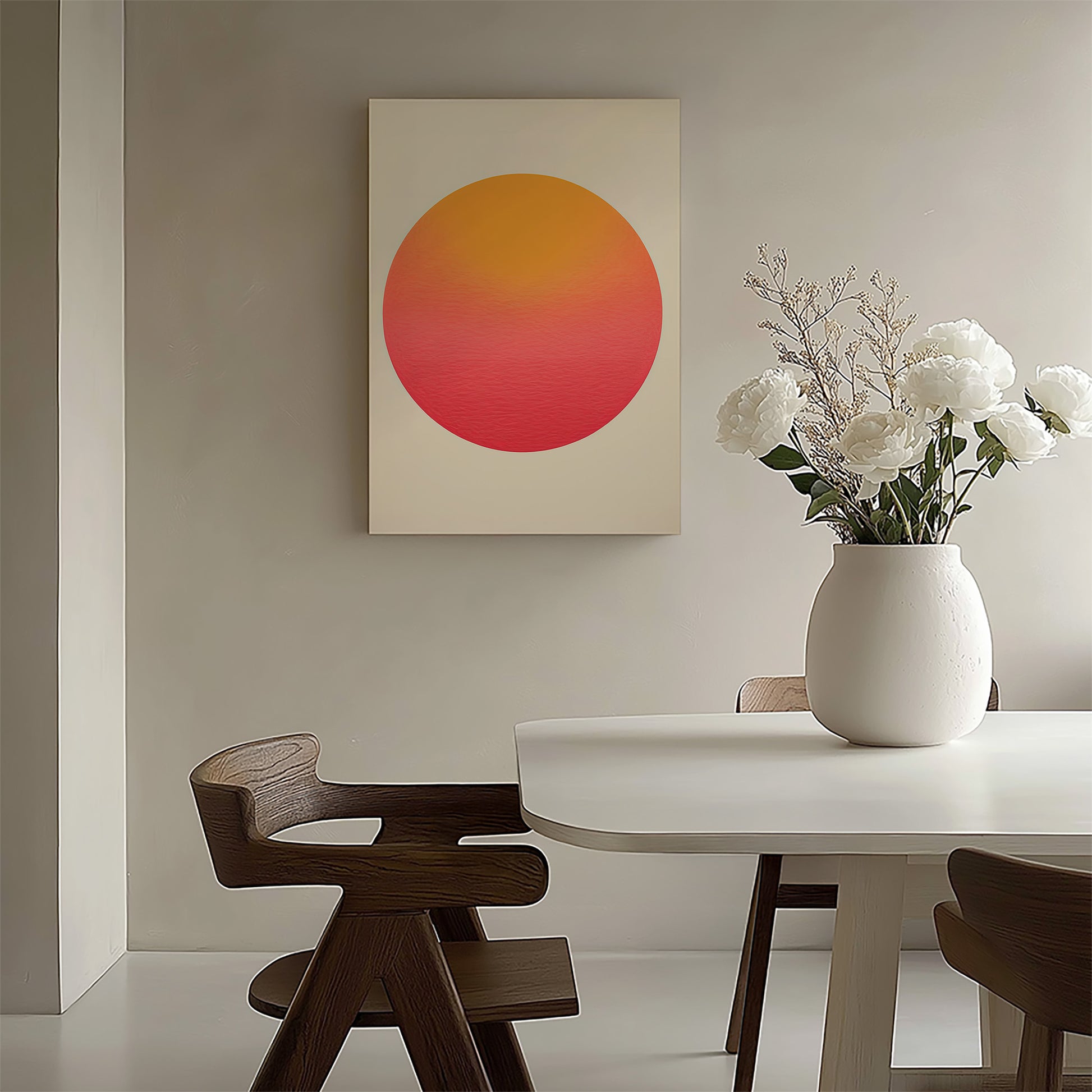 Design Concept No. 58 for Eternal Sun Japanese Satin Canvas Wall Art
