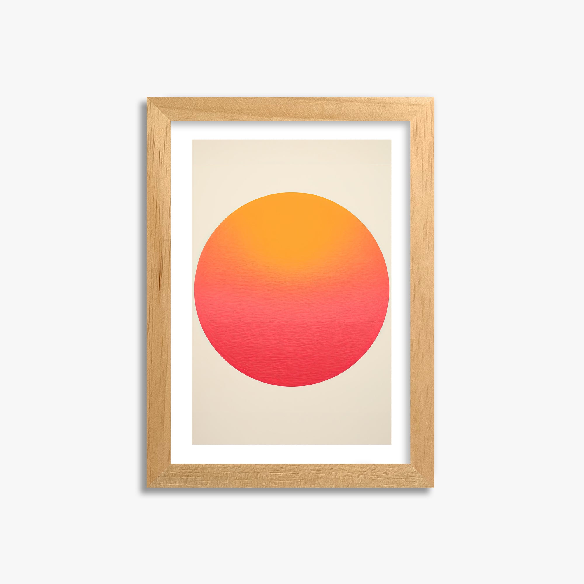 Eternal Sun, 21x30cm Oak Framed Art Reproduction
