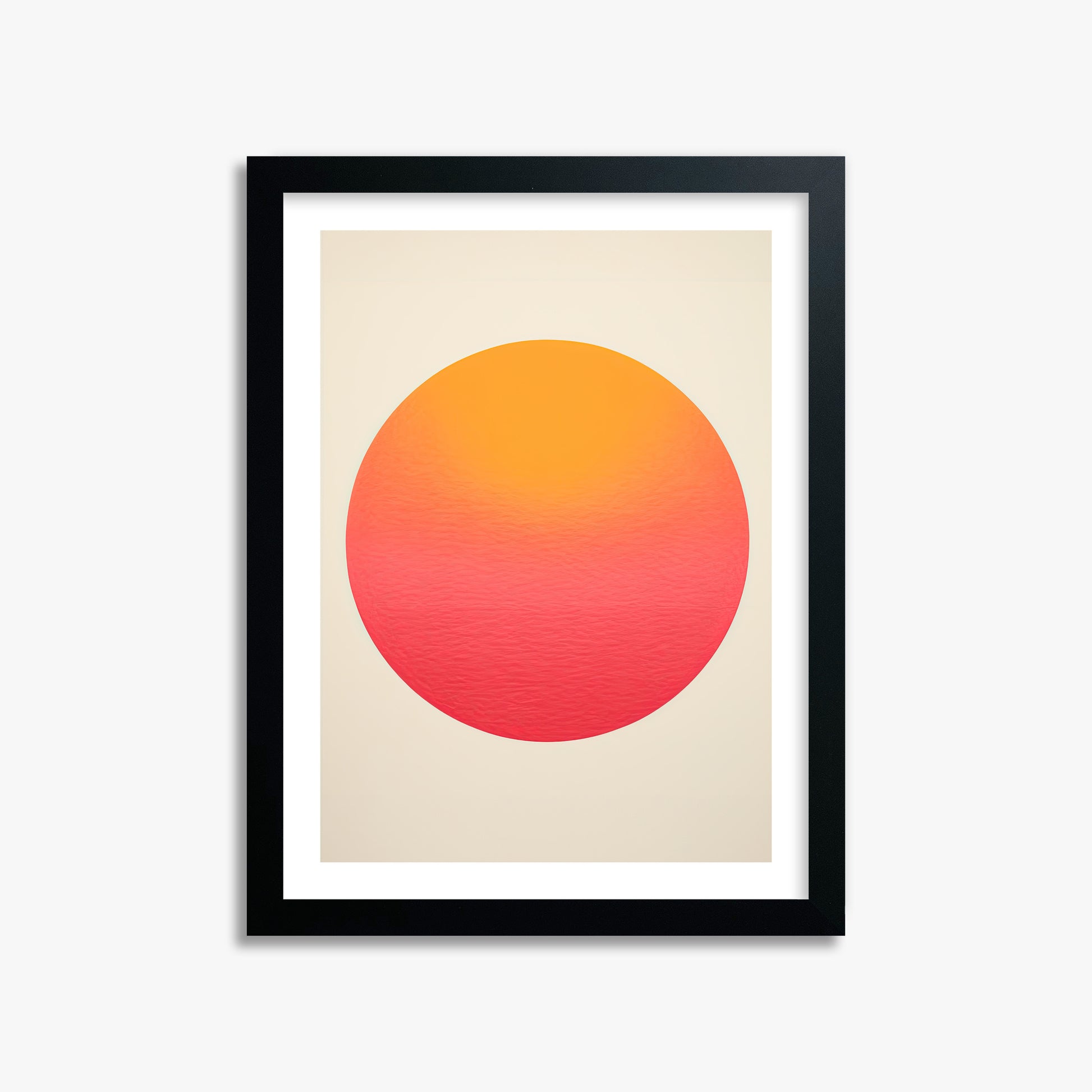 Eternal Sun, 30x40cm Black Framed Art Reproduction