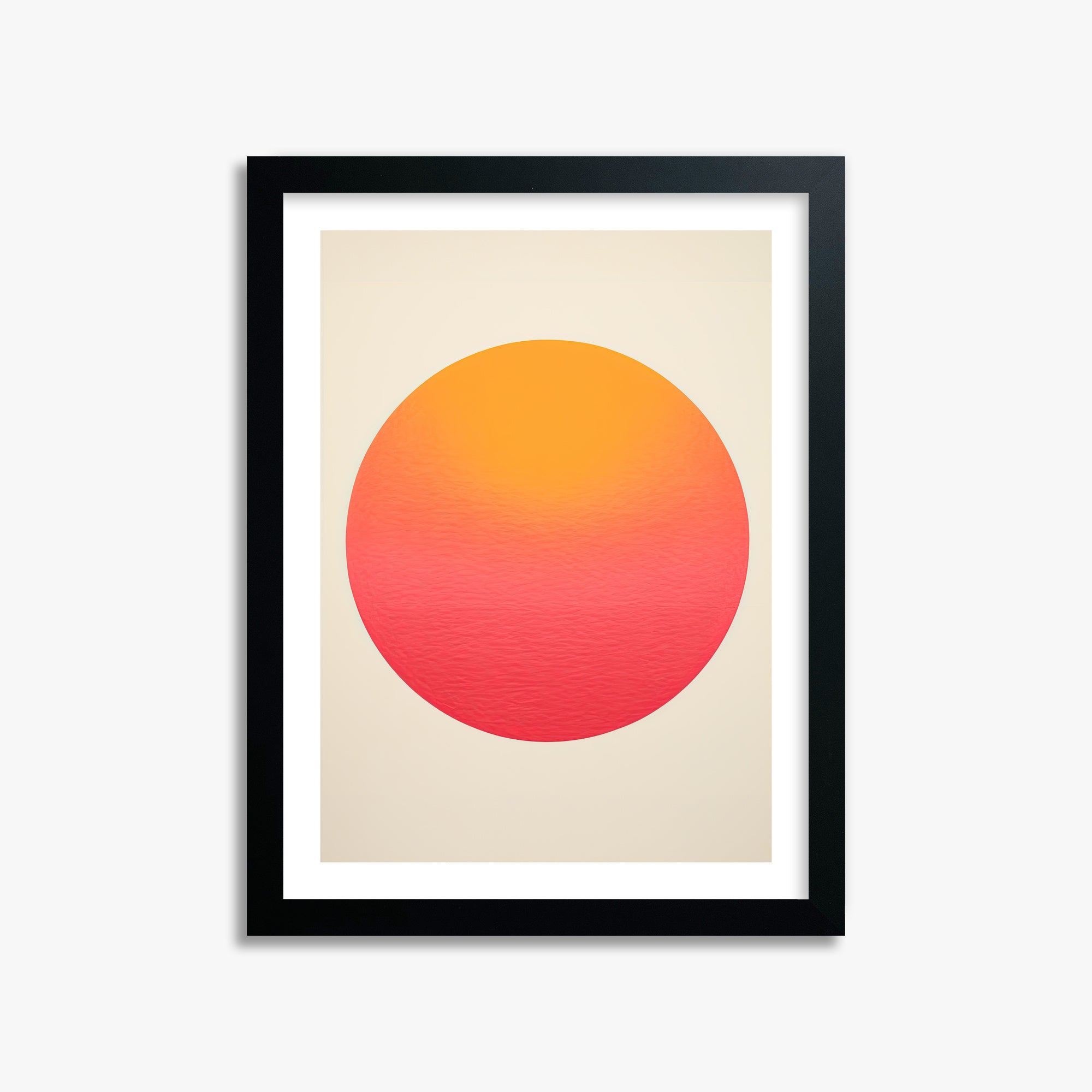 Eternal Sun, 30x40cm Black Framed Art Reproduction