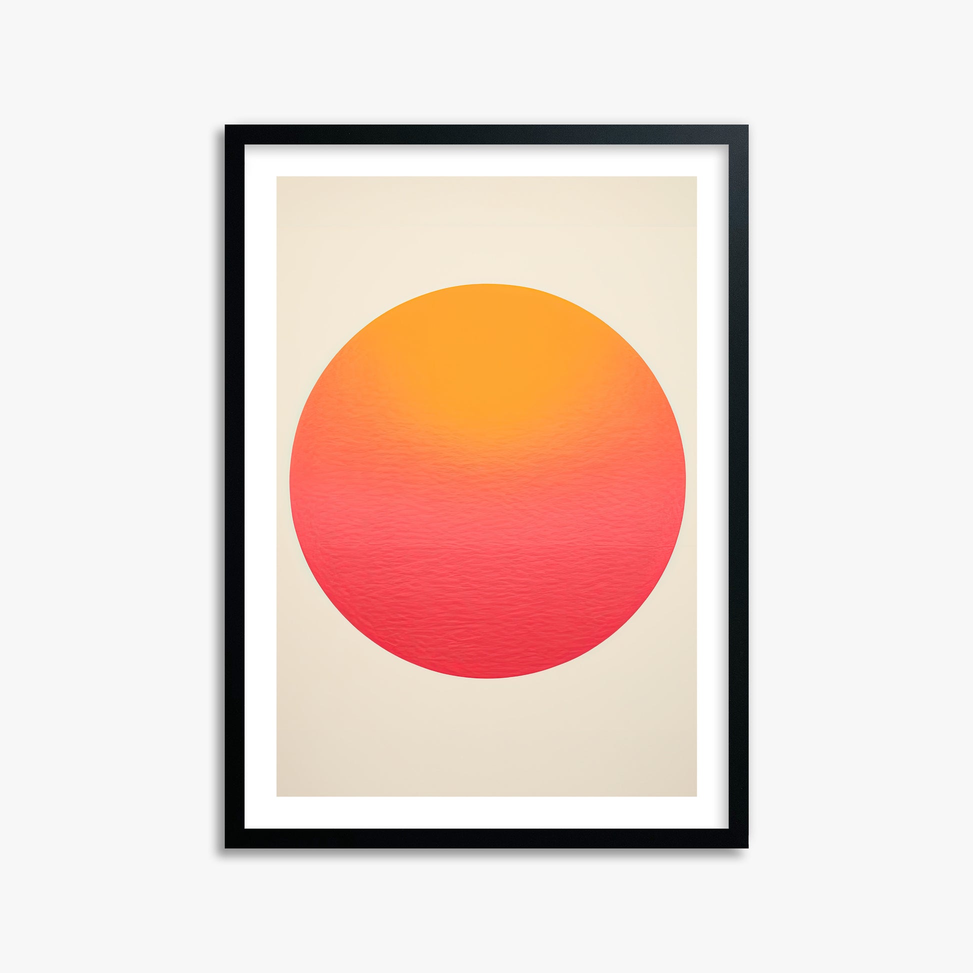 Eternal Sun, 50x70cm Black Framed Art Reproduction