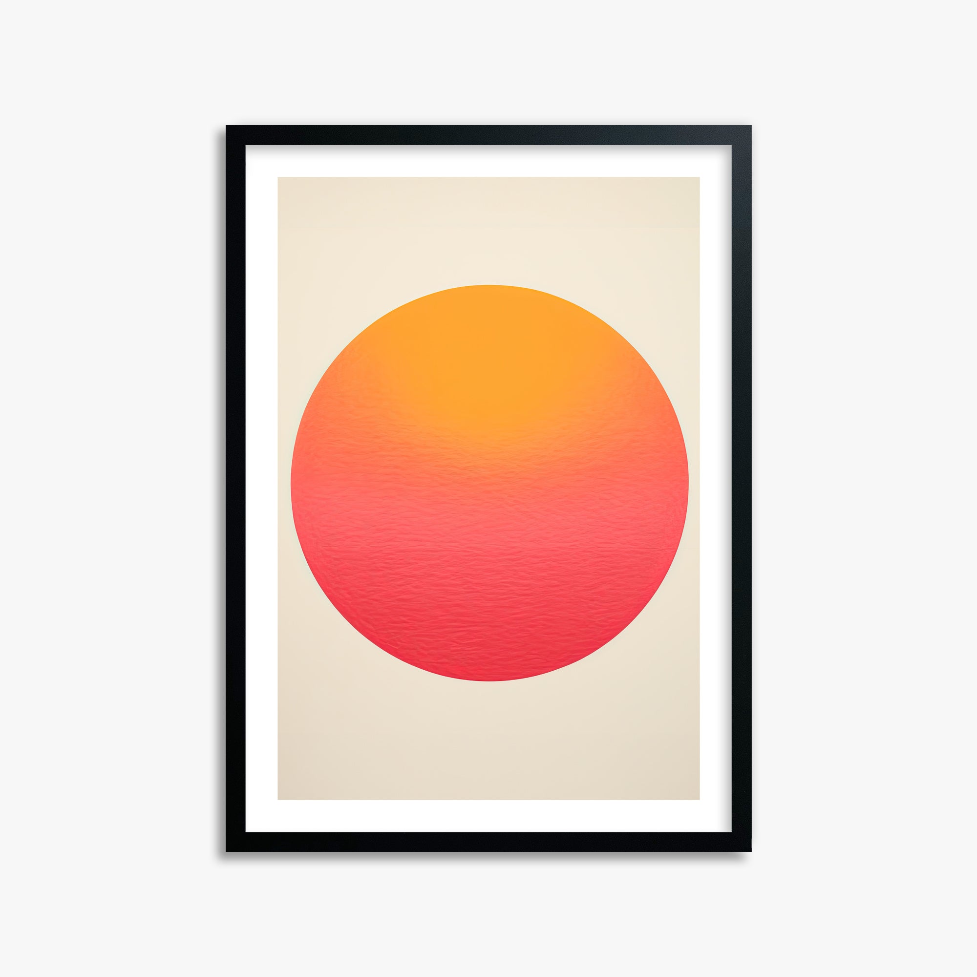 Eternal Sun, 50x70cm Black Framed Art Reproduction