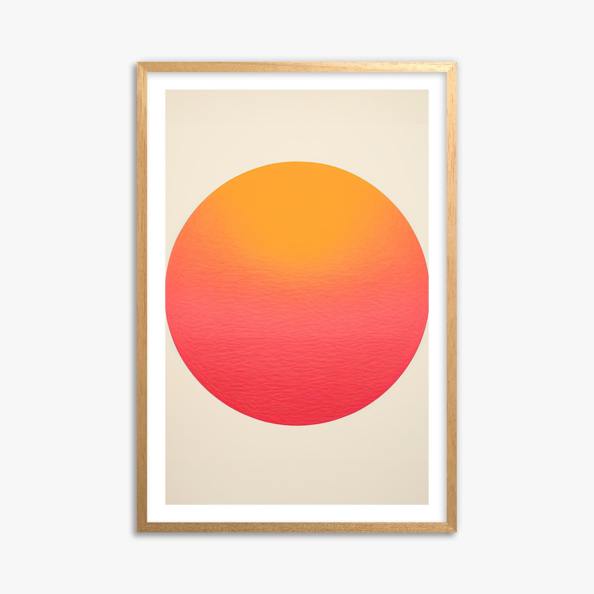 Eternal Sun, 61x91cm Oak Framed Art Reproduction