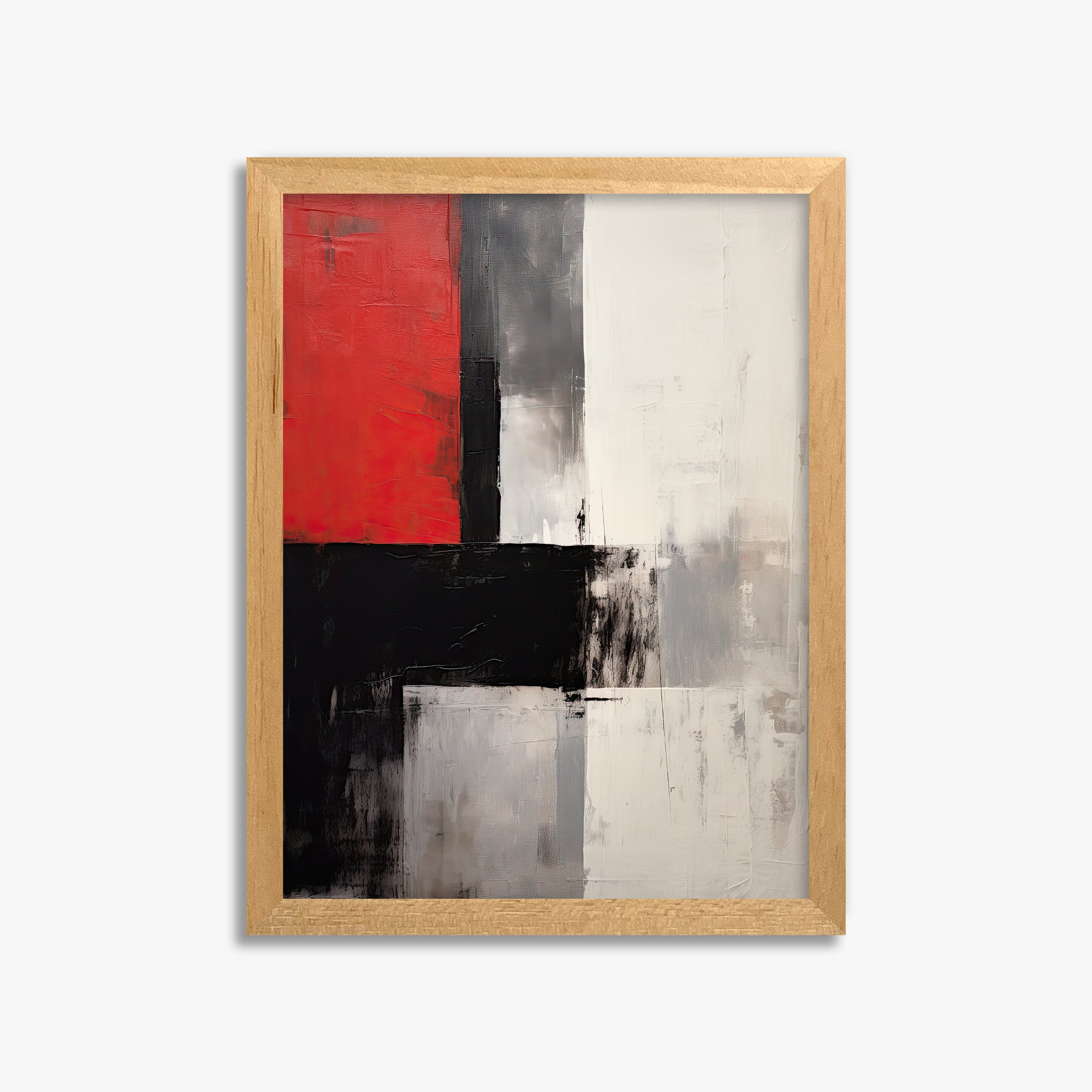 Urban Divide, 30x40cm Framed Poster With Oak Frame