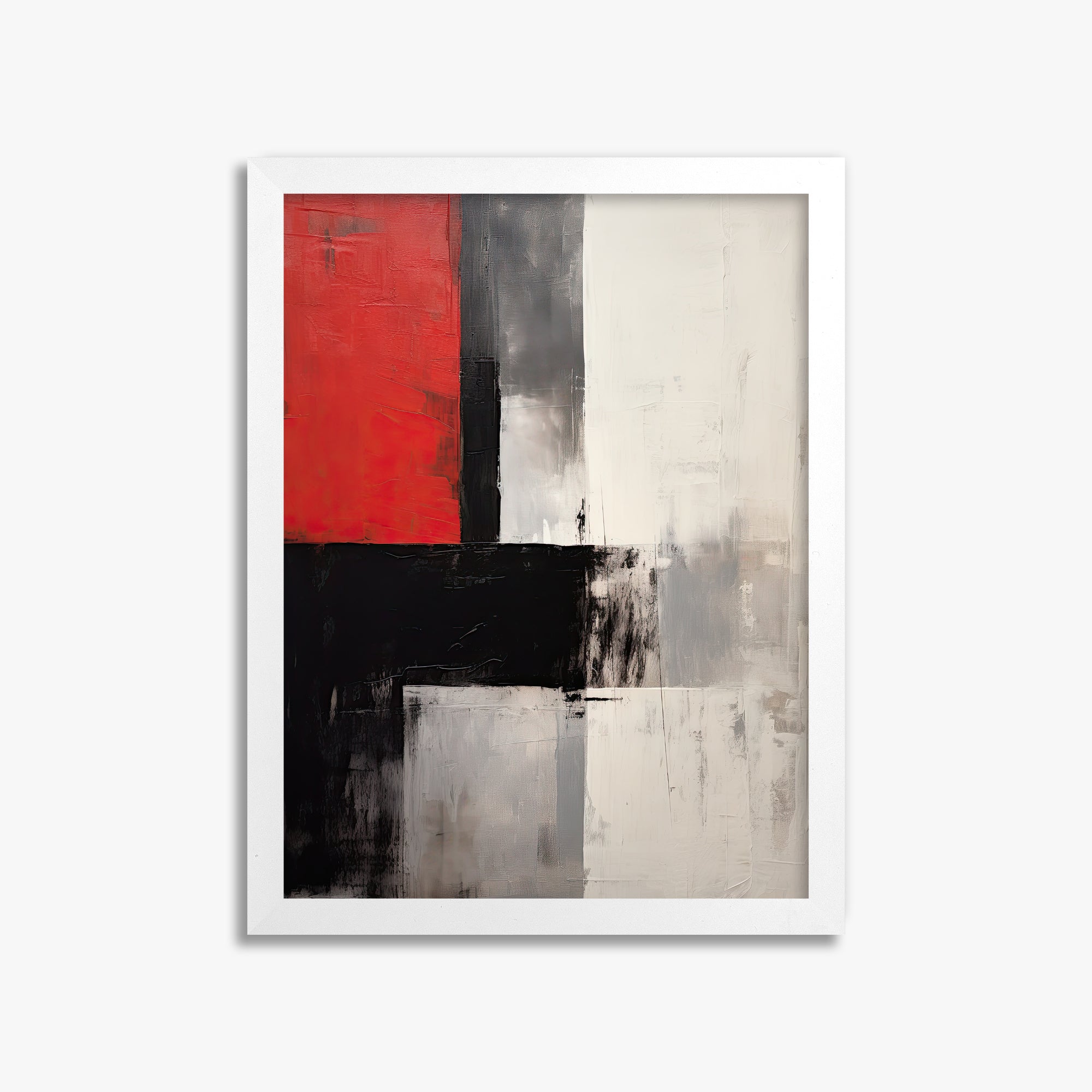 Urban Divide, 30x40cm Framed Poster With White Frame