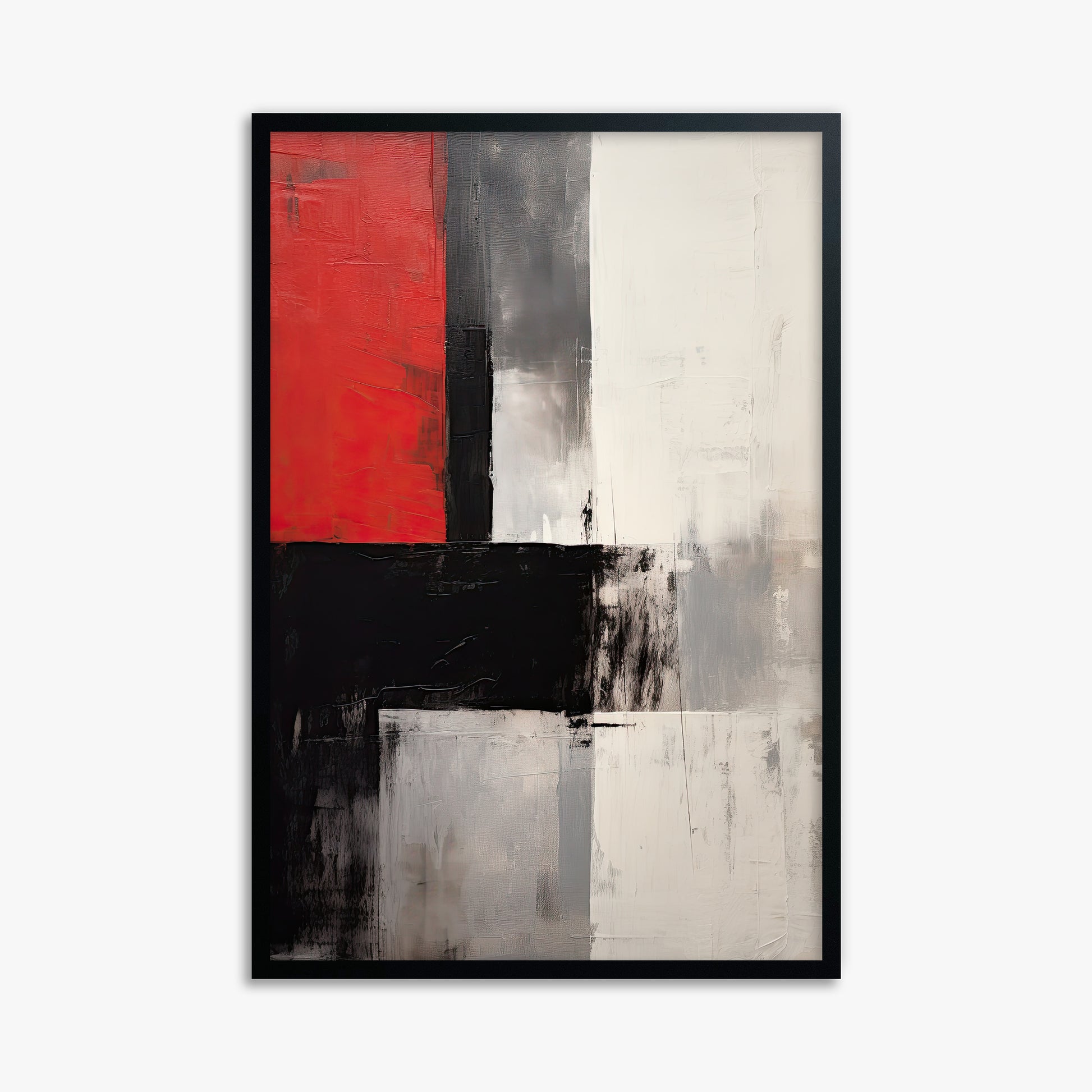Urban Divide, 61x91cm Framed Poster With Black Frame