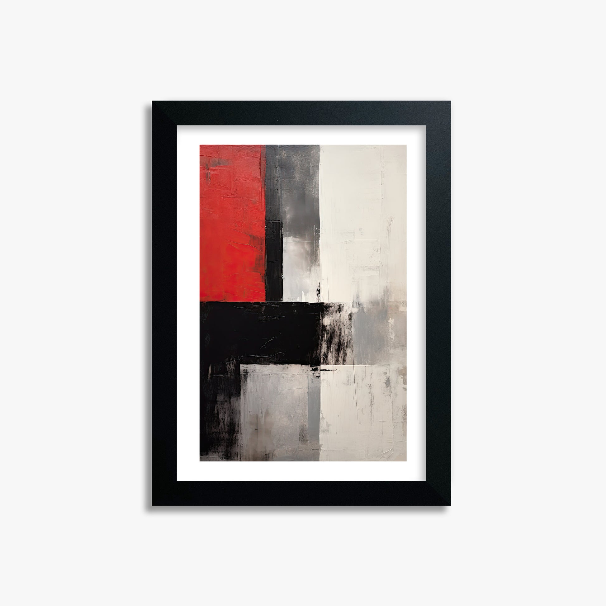 Urban Divide, 21x30cm Black Framed Art Reproduction
