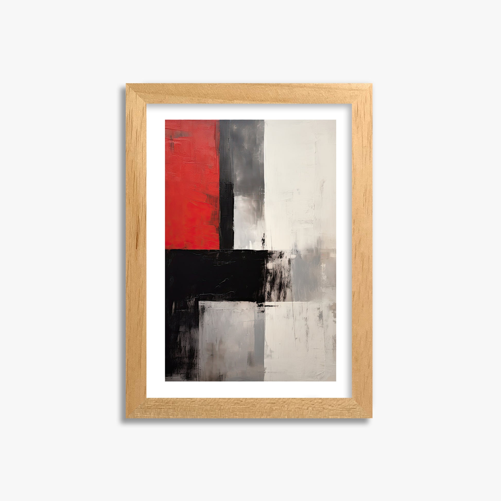 Urban Divide, 21x30cm Oak Framed Art Reproduction