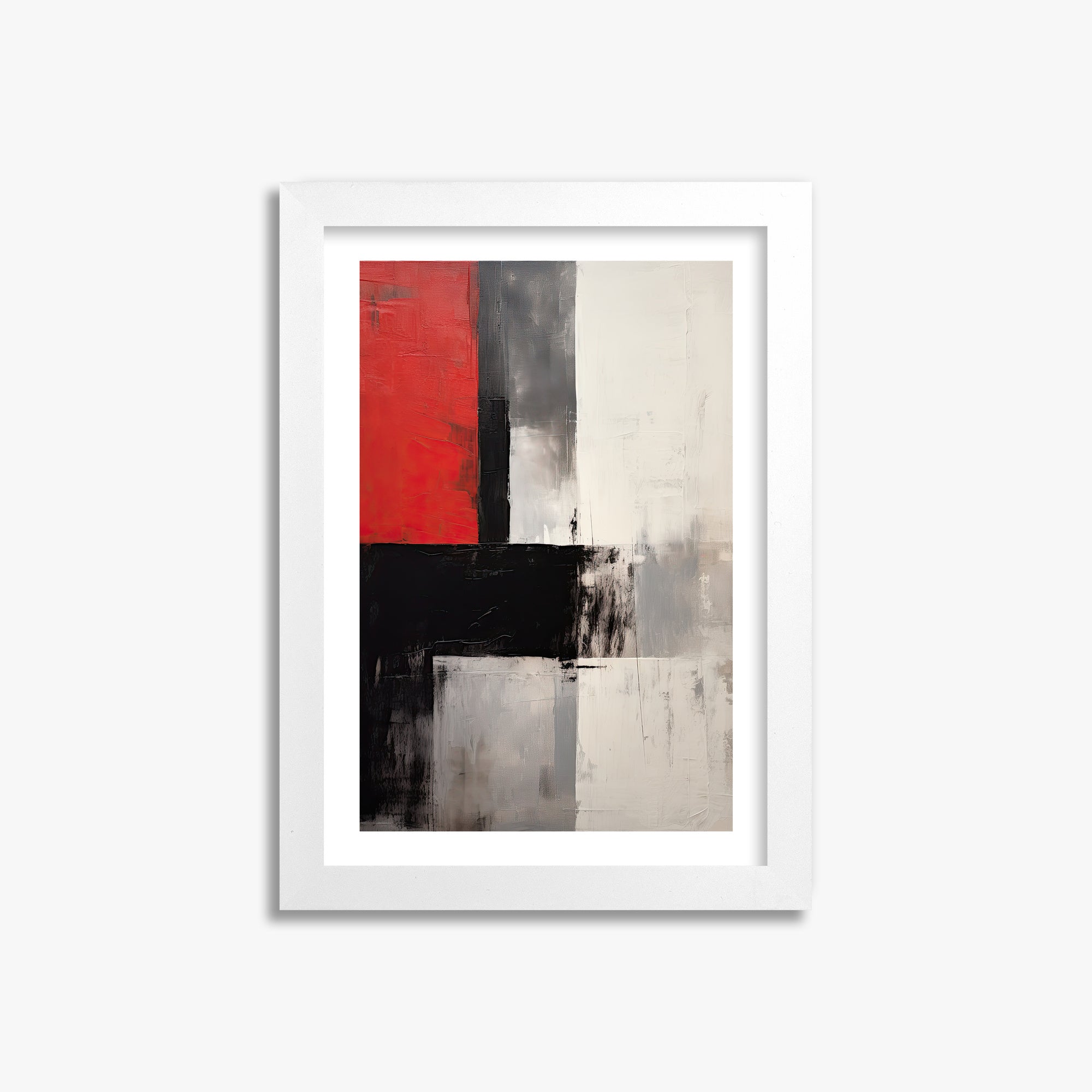 Urban Divide, 21x30cm Whitek Framed Art Reproduction
