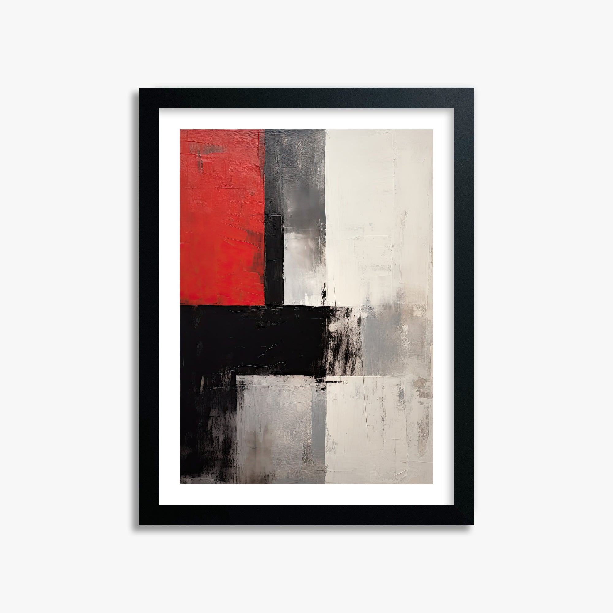 Urban Divide, 30x40cm Black Framed Art Reproduction