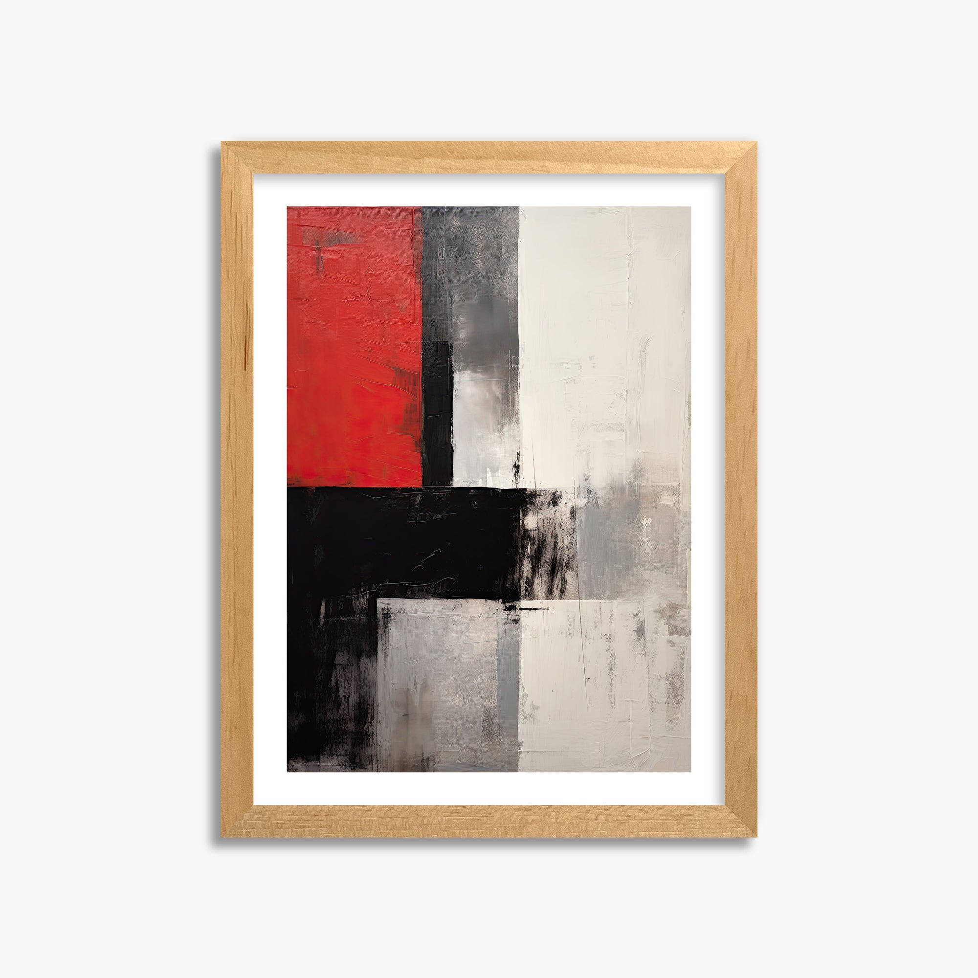Urban Divide, 30x40cm Oak Framed Art Reproduction