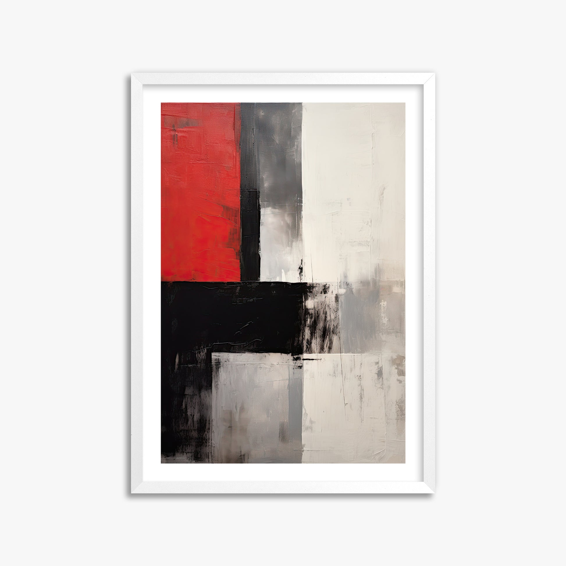 Urban Divide, 50x70cm Whitek Framed Art Reproduction