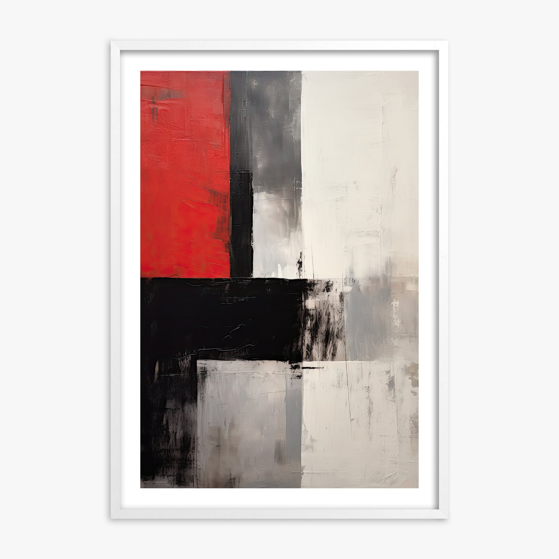 Urban Divide, 70x100cm Whitek Framed Art Reproduction