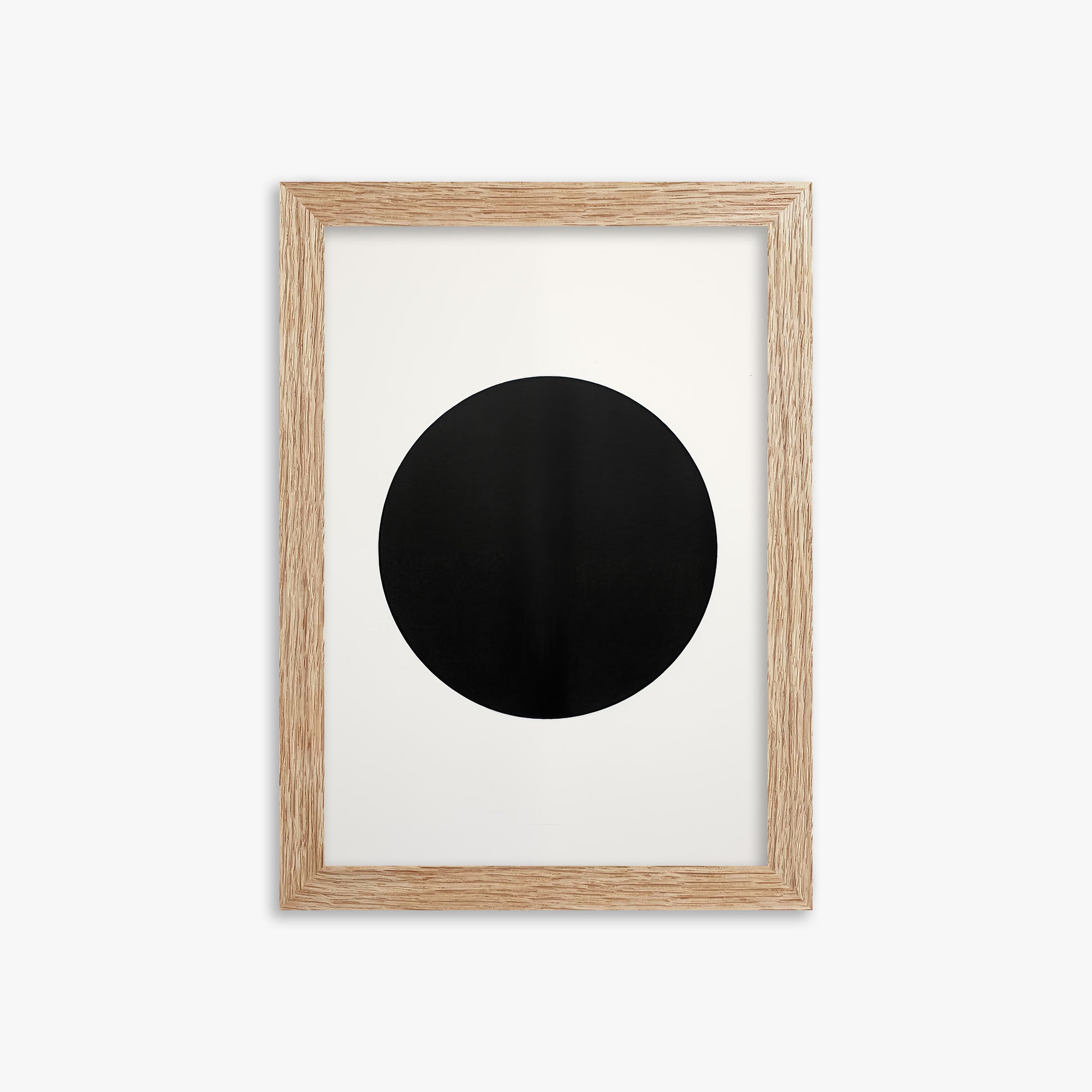 Eclipse Essence, 21x30cm Framed Art Reproduction With Raw Oak Frame