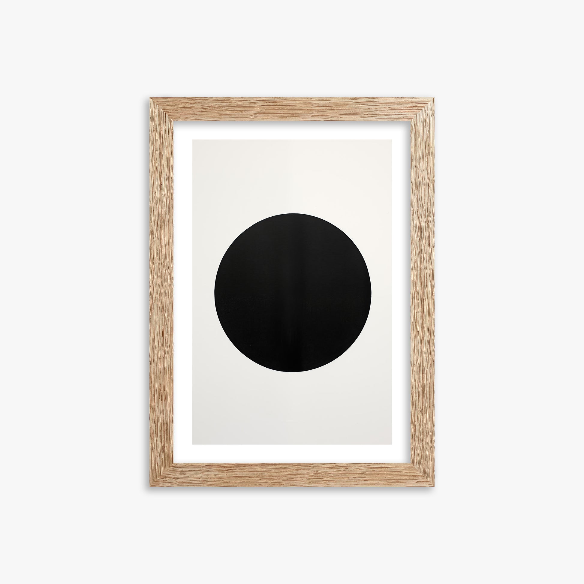 Eclipse Essence, 21x30cm Framed Art Reproduction With Raw Oak Frame