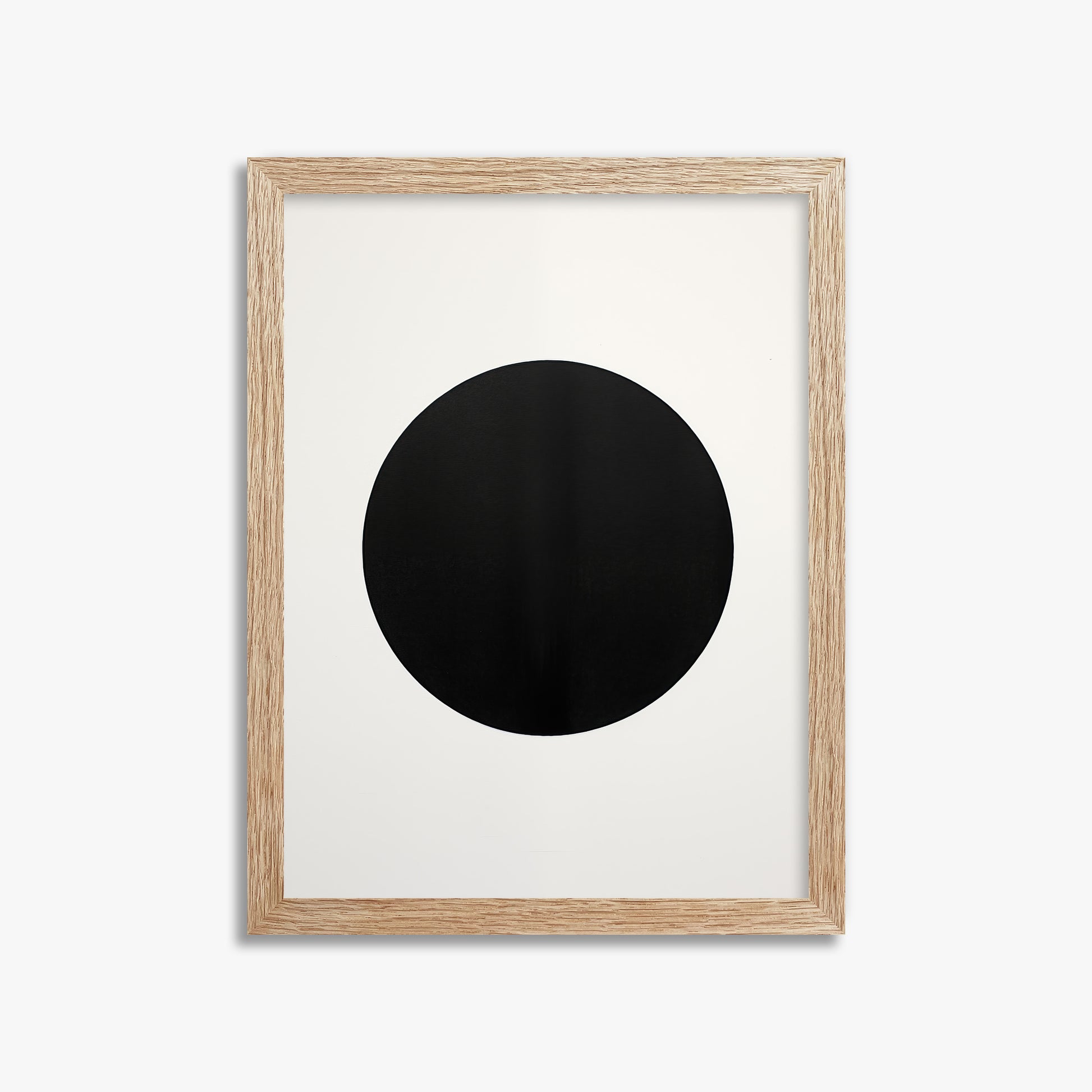 Eclipse Essence, 30x40cm Framed Art Reproduction With Raw Oak Frame
