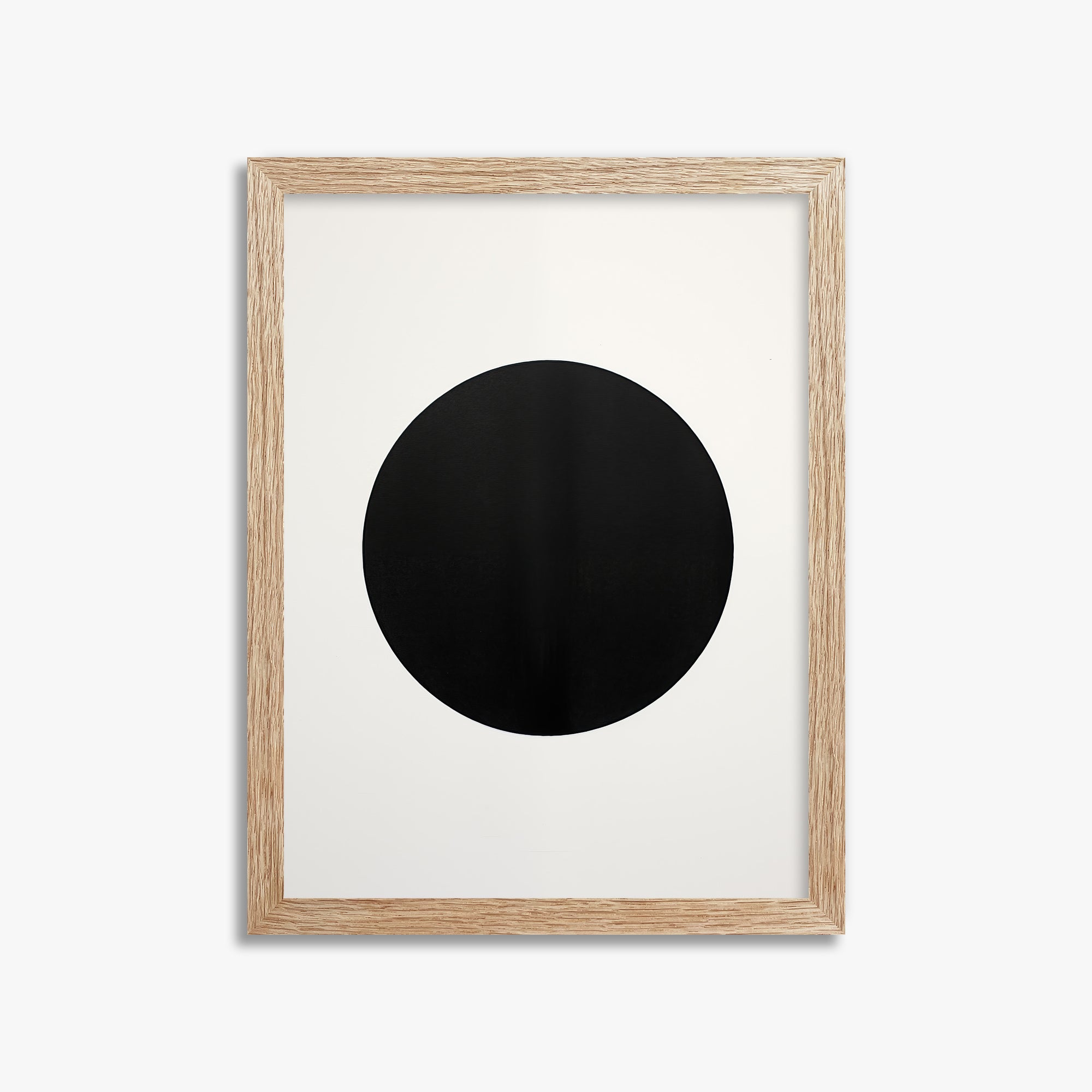 Eclipse Essence, 30x40cm Framed Art Reproduction With Raw Oak Frame