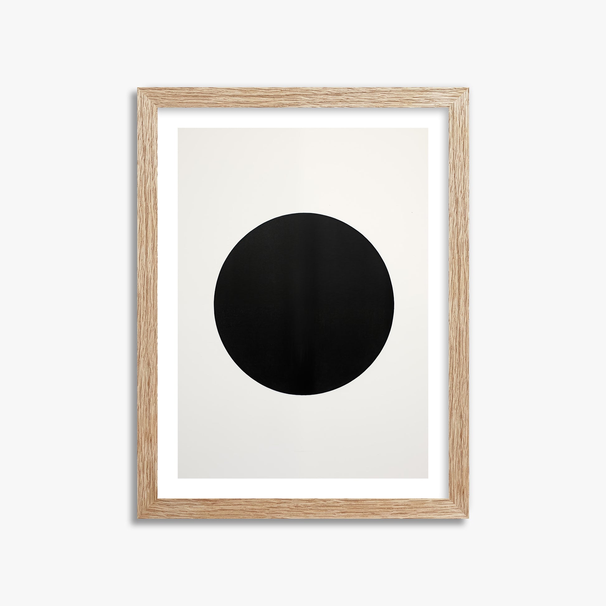 Eclipse Essence, 30x40cm Framed Art Reproduction With Raw Oak Frame