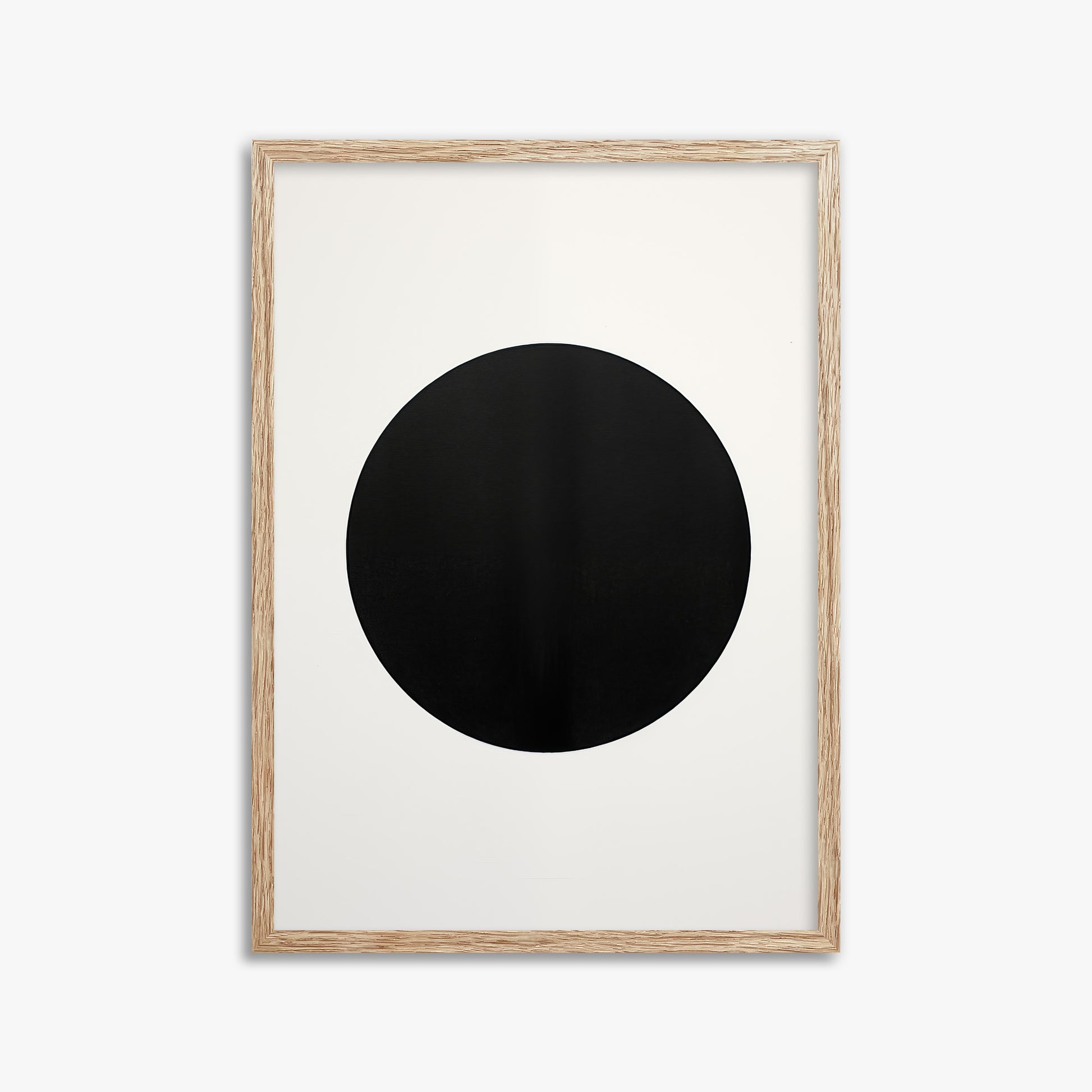 Eclipse Essence, 50x70cm Framed Art Reproduction With Raw Oak Frame