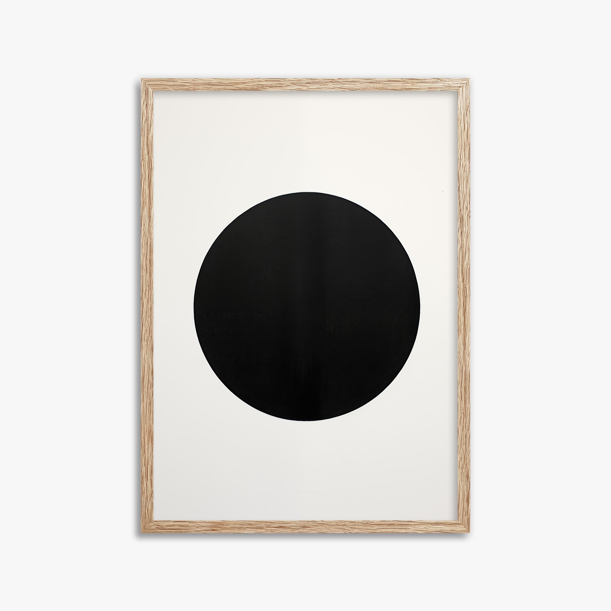 Eclipse Essence, 50x70cm Framed Art Reproduction With Raw Oak Frame