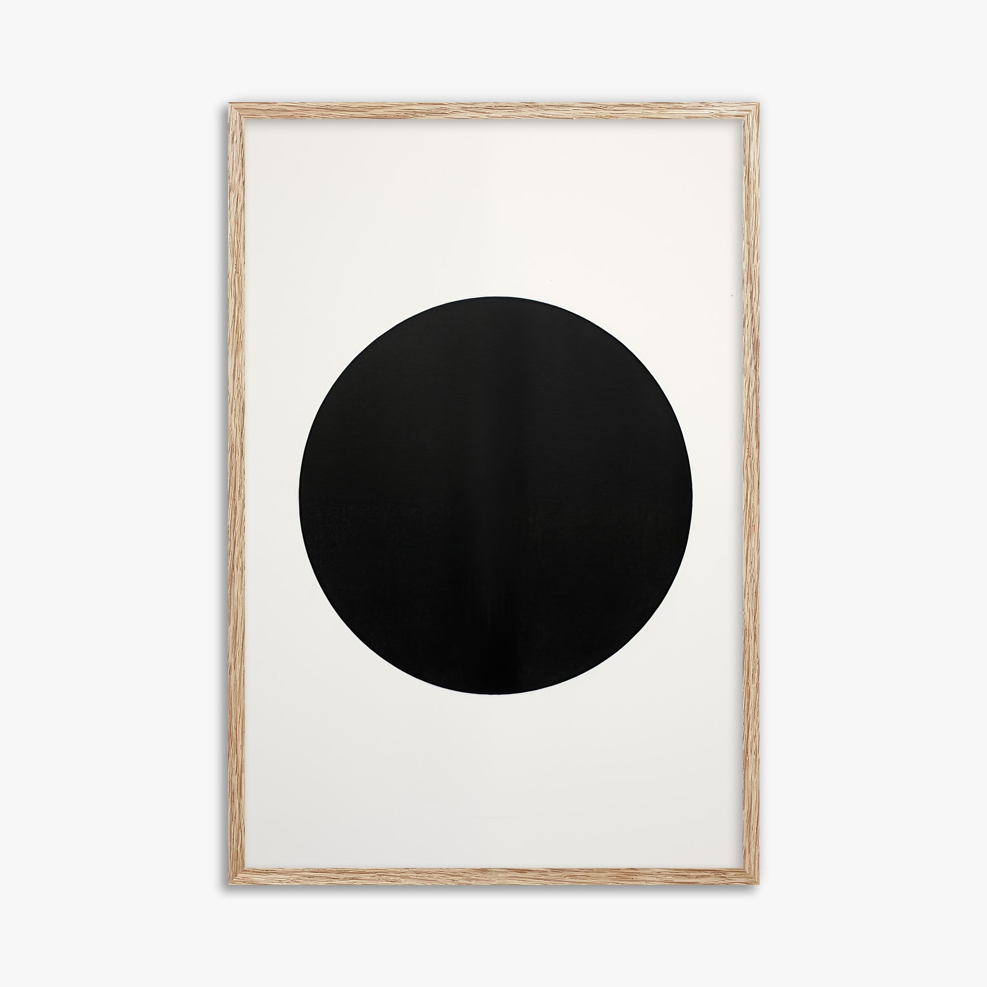 Eclipse Essence, 61x91cm Framed Art Reproduction With Raw Oak Frame