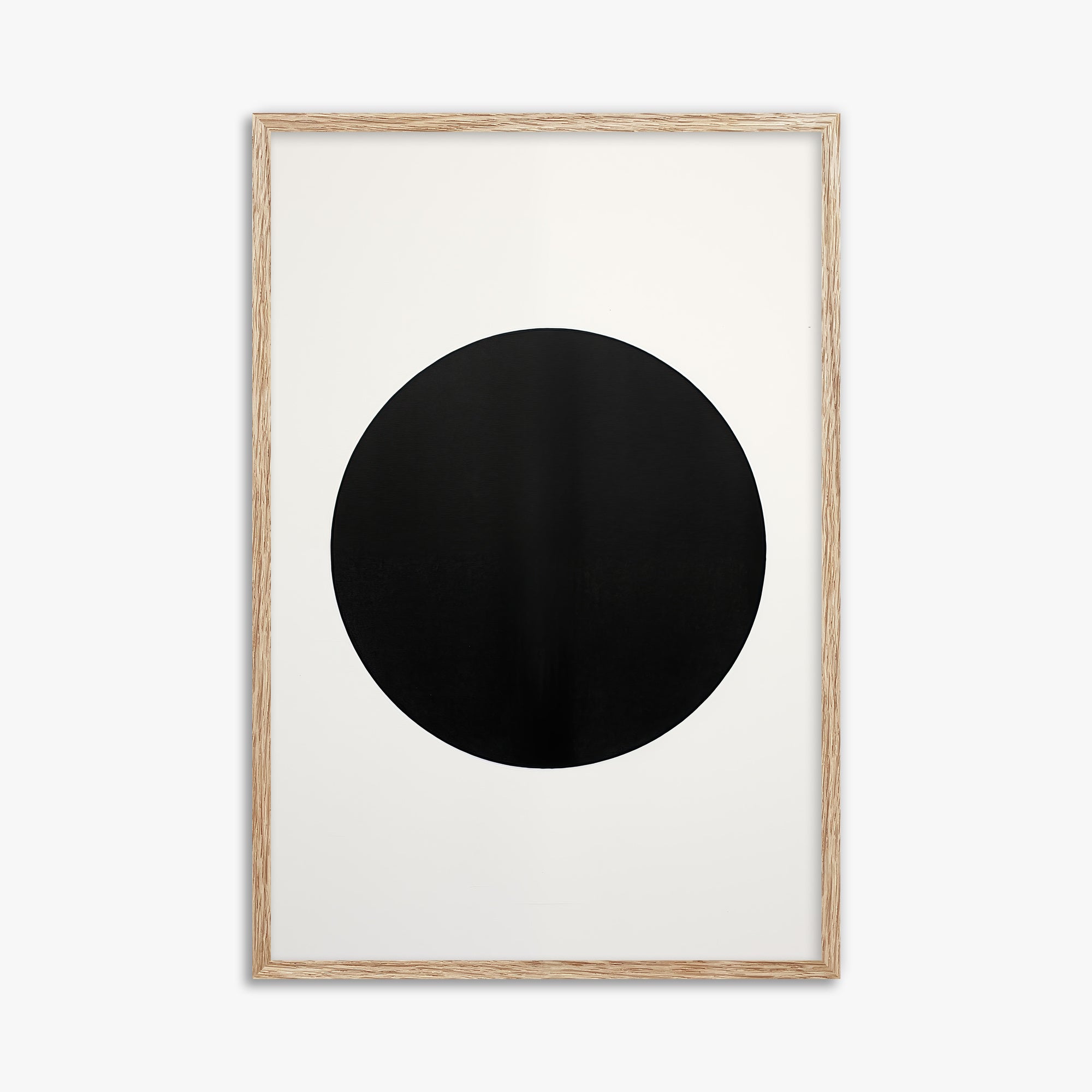 Eclipse Essence, 61x91cm Framed Art Reproduction With Raw Oak Frame