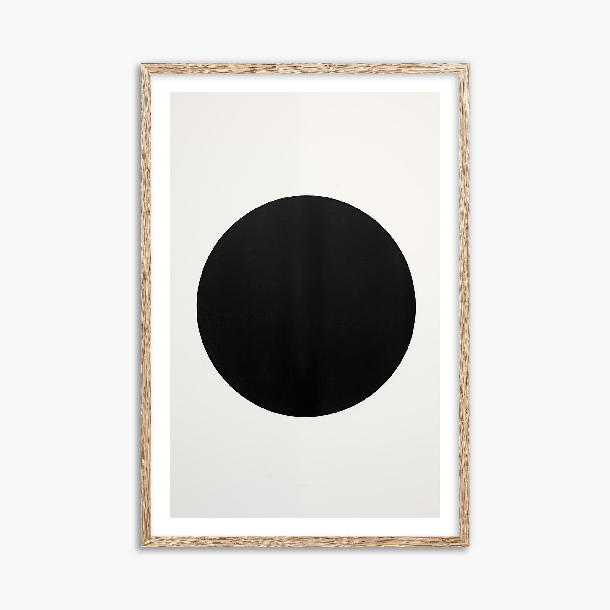 Eclipse Essence, 61x91cm Framed Art Reproduction With Raw Oak Frame