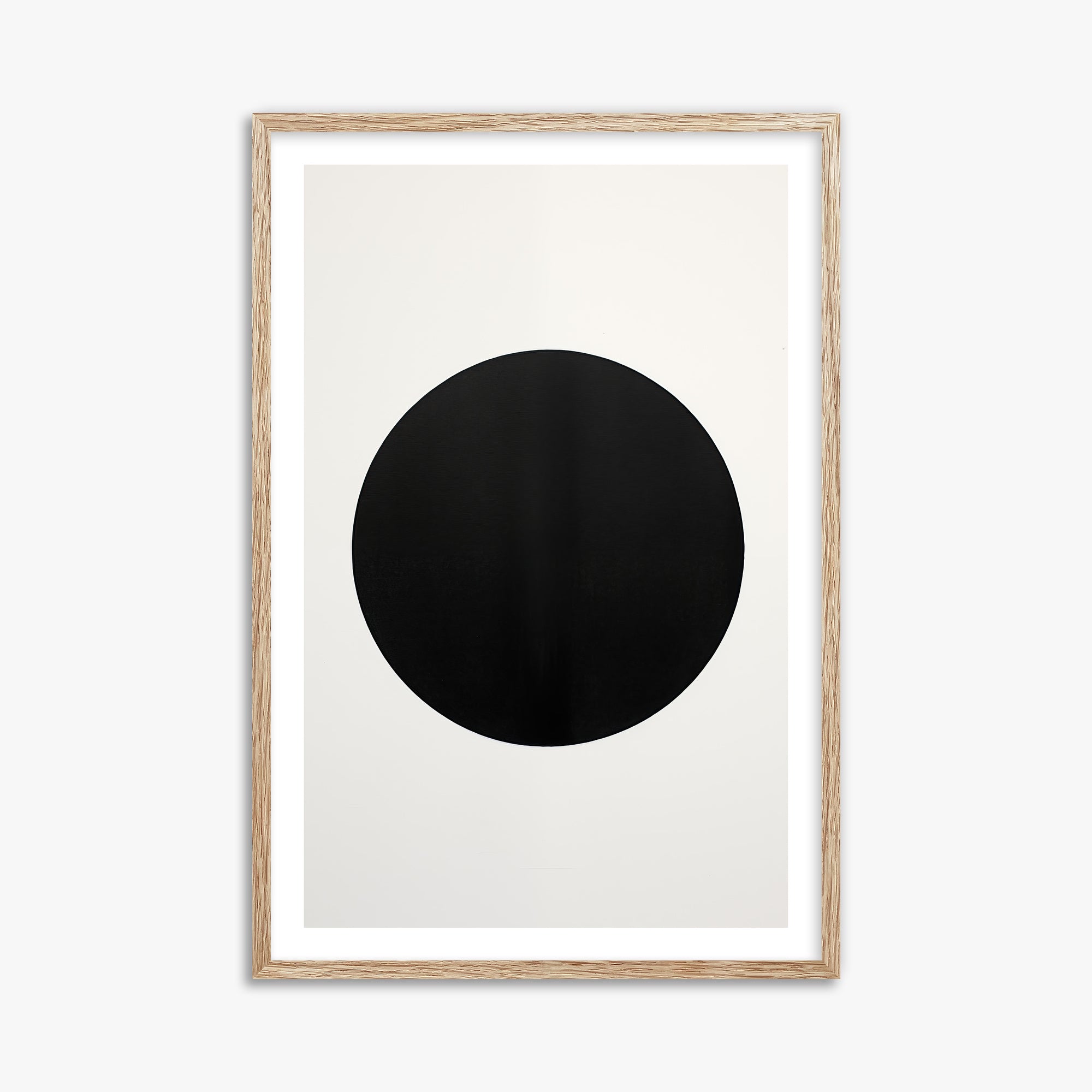 Eclipse Essence, 61x91cm Framed Art Reproduction With Raw Oak Frame