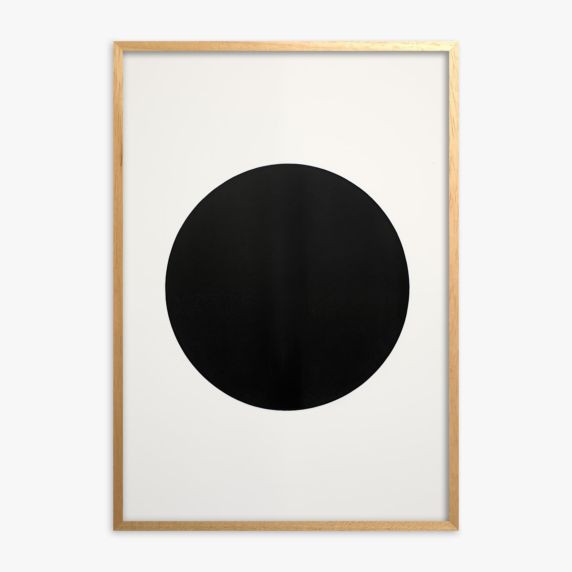 Eclipse Essence, Oak Framed Poster With Oak Frame