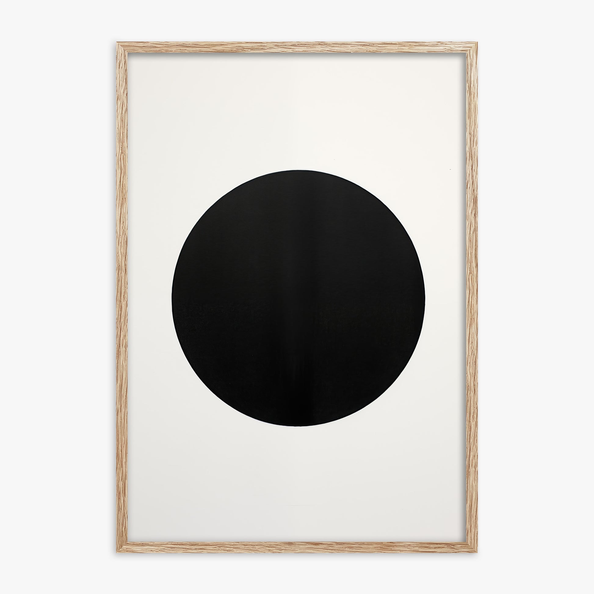 Eclipse Essence, 70x100cm Framed Art Reproduction With Raw Oak Frame