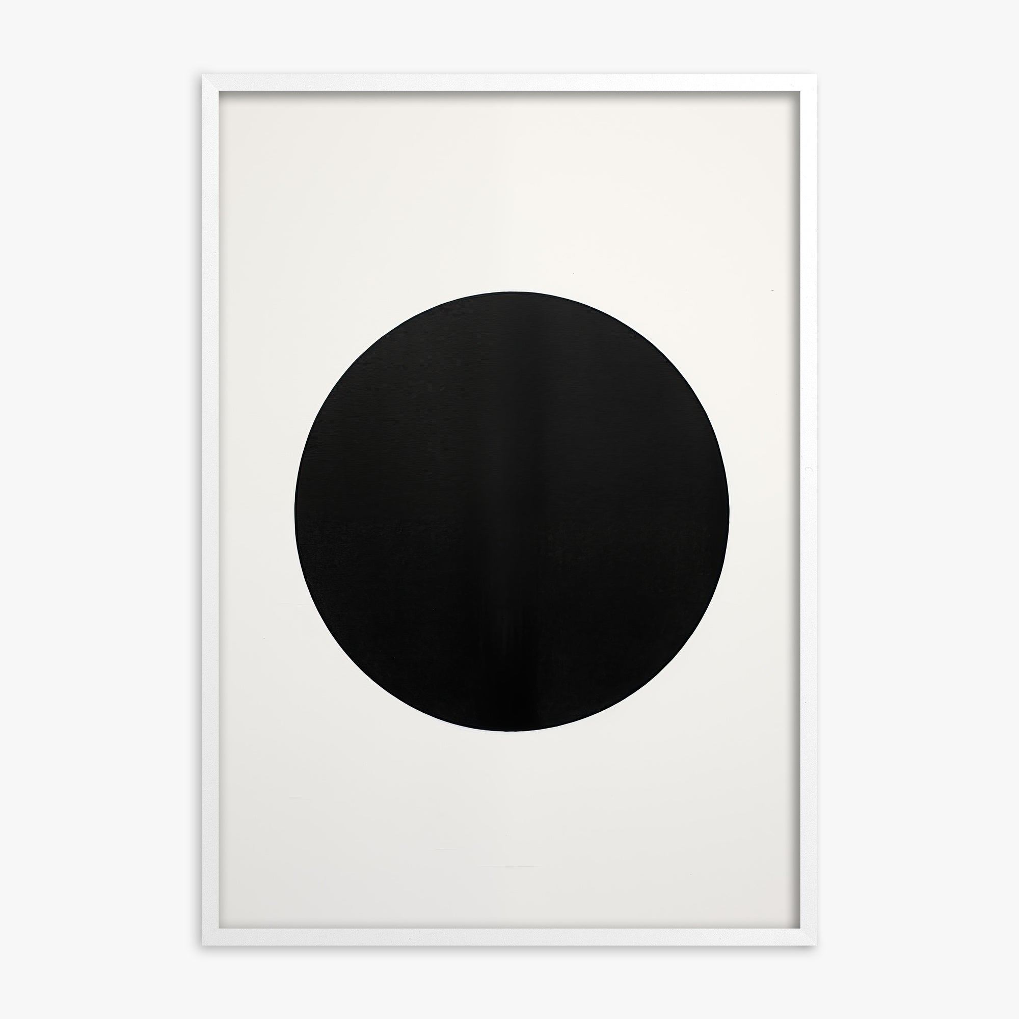 Eclipse Essence, White Framed Poster With White Frame