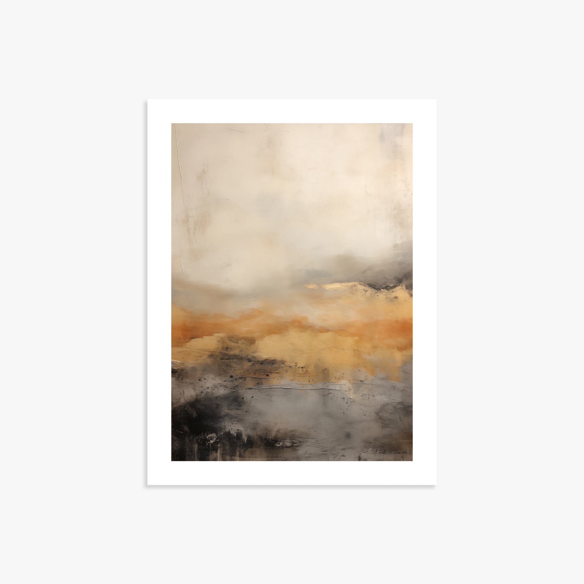 Amber Horizon Mist, 30x40cm Printed Poster