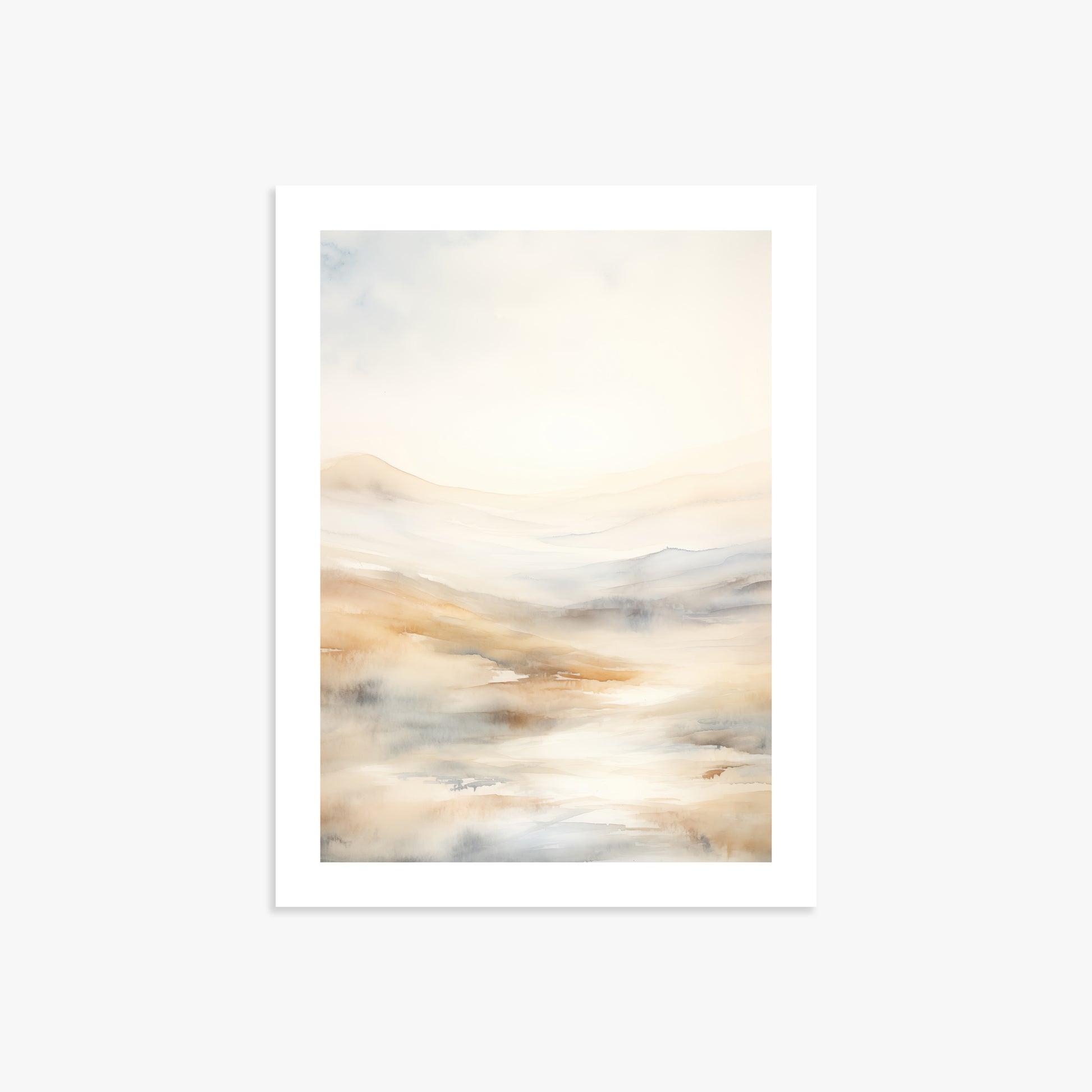 Serene Horizon Whisper, 30x40cm Printed Poster