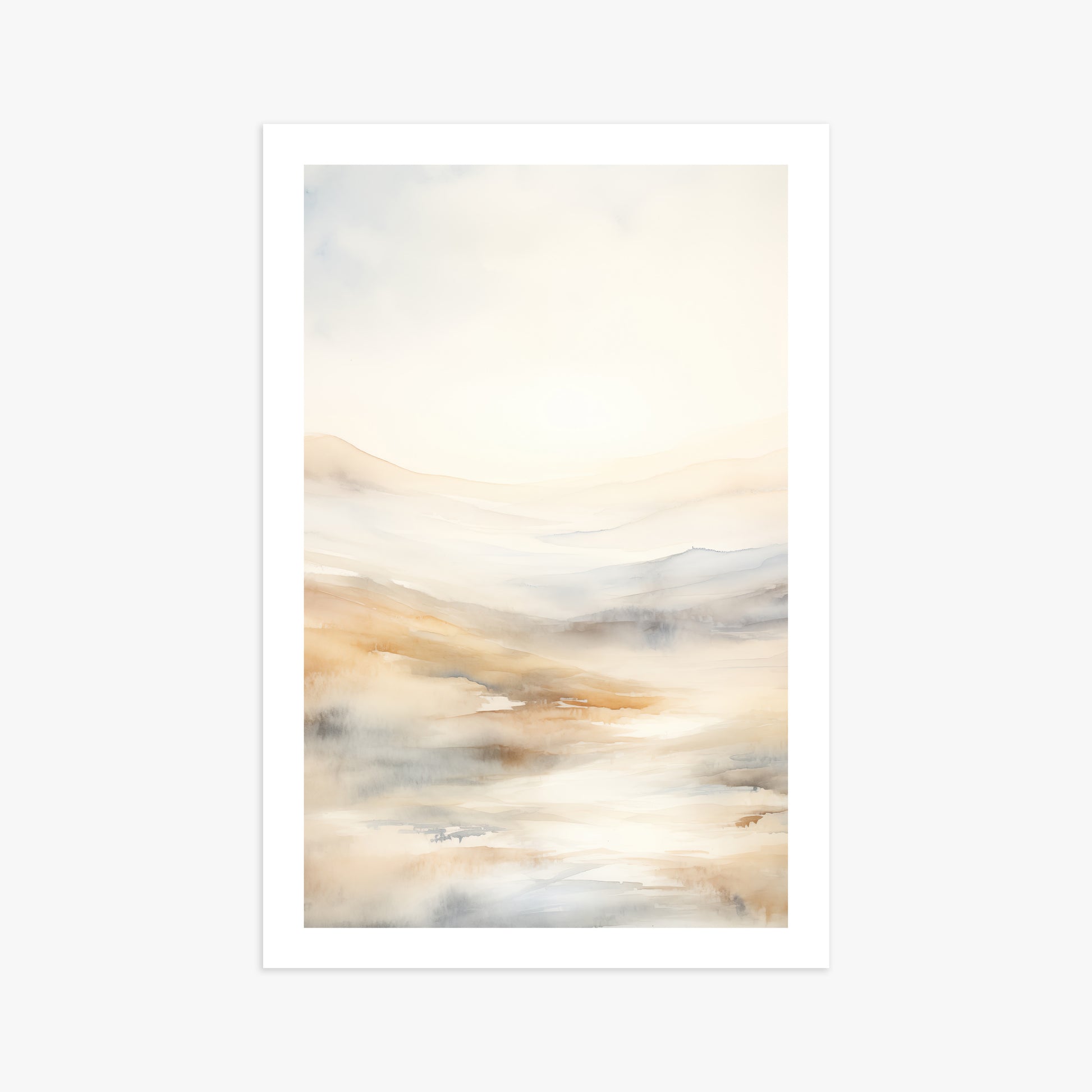Serene Horizon Whisper, 61x91cm Printed Poster