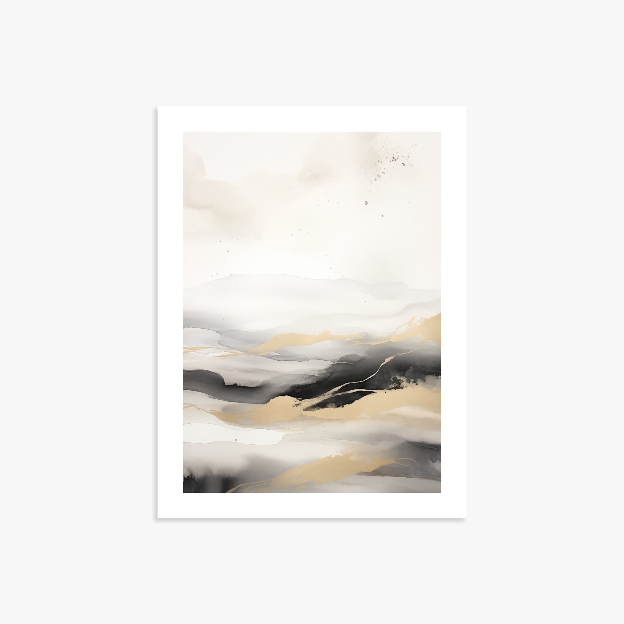 Golden Strata, 30x40cm Printed Poster