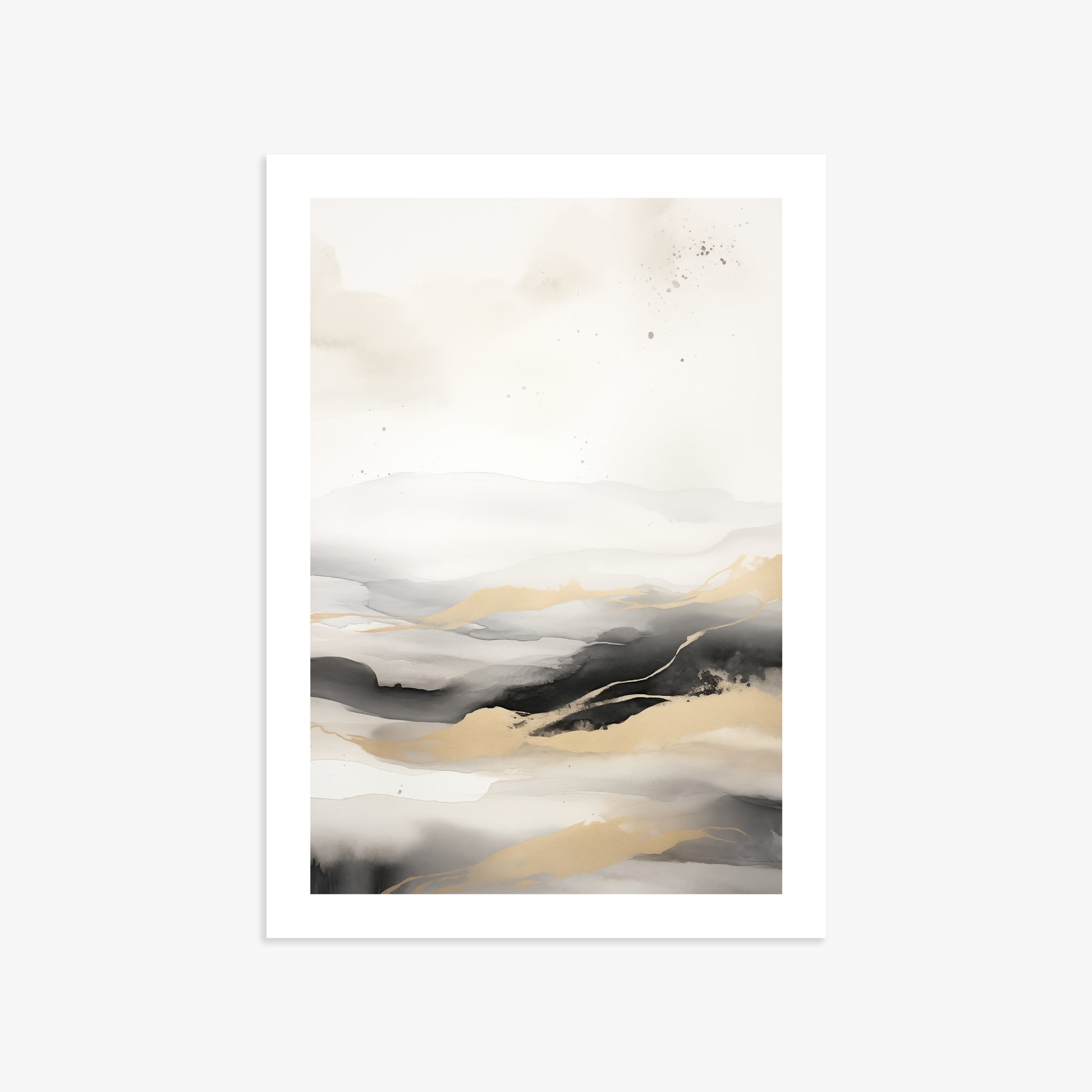 Golden Strata, 50x70cm Printed Poster