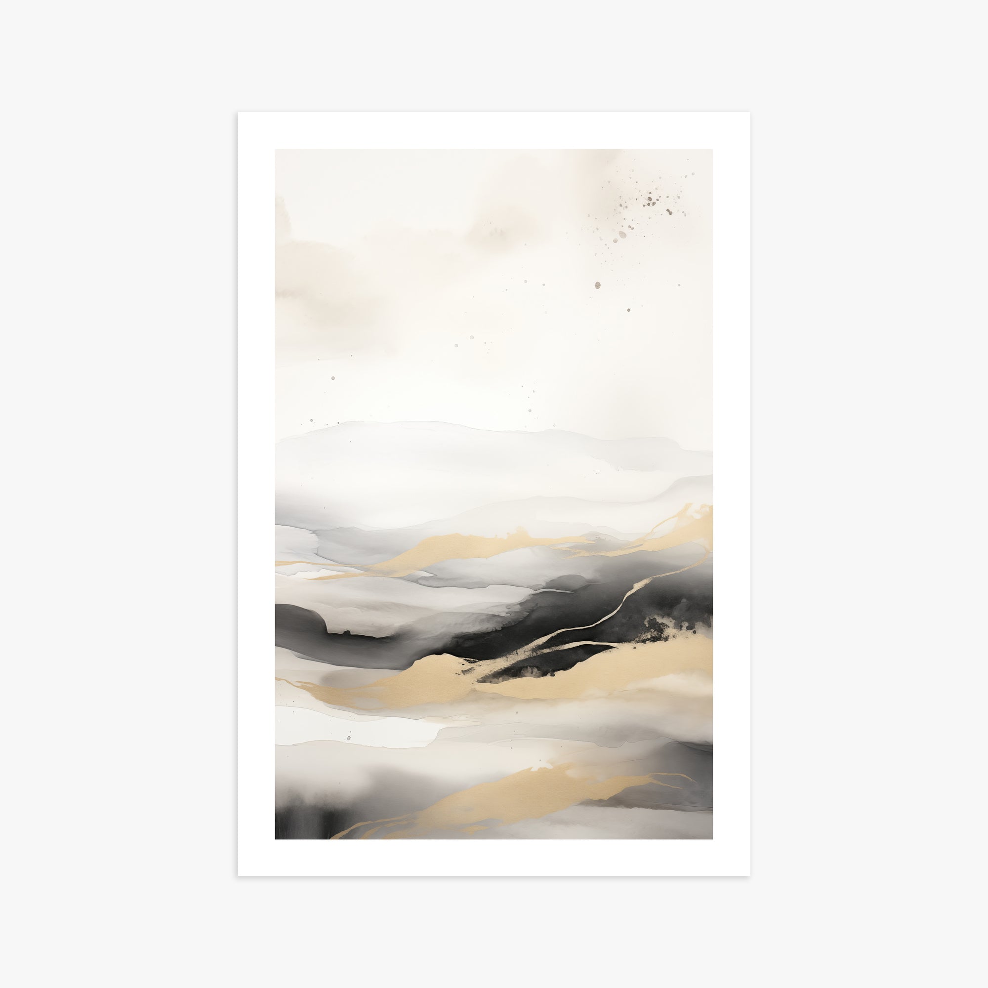 Golden Strata, 61x91cm Printed Poster