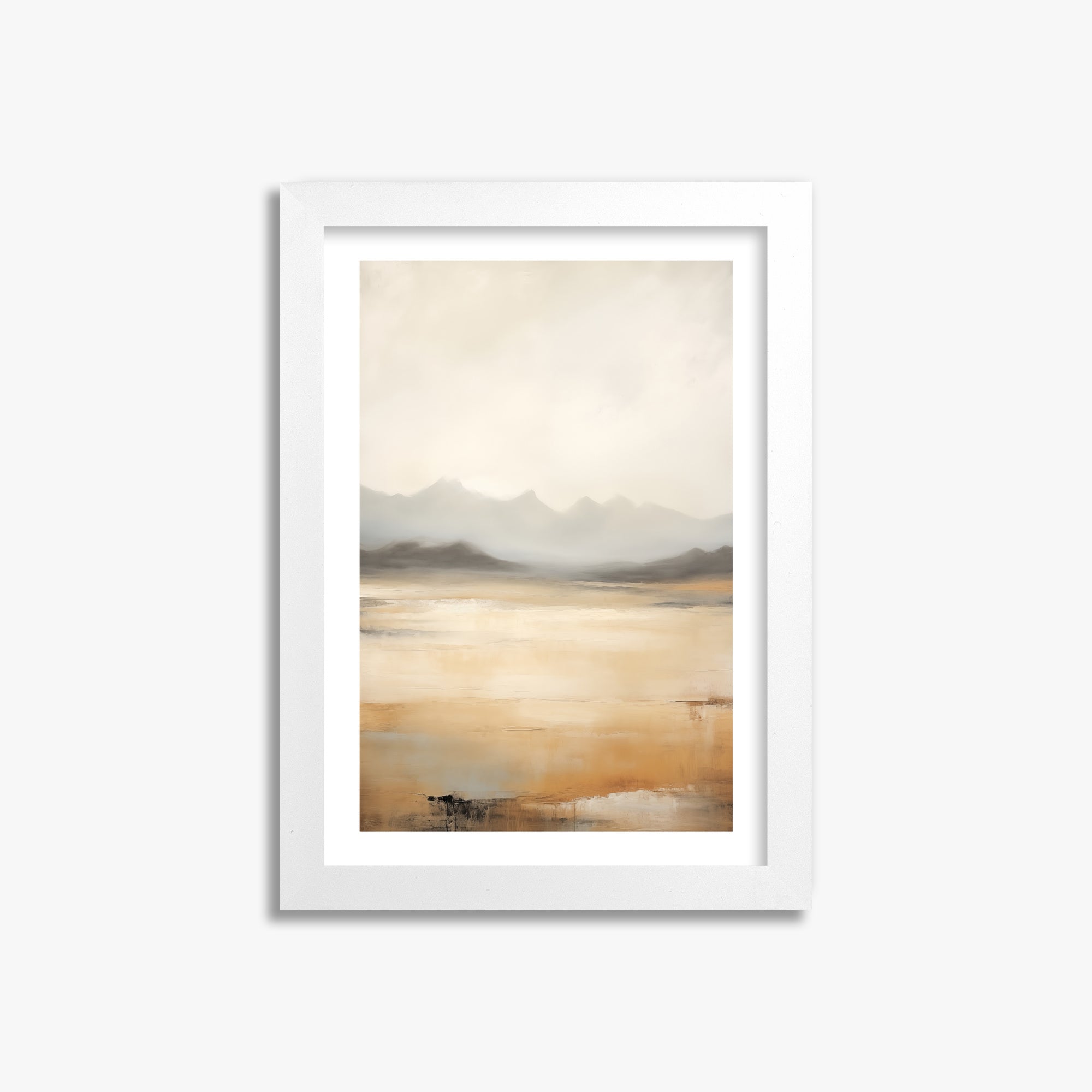 Misty Mountain Serenity, 21x30cm Whitek Framed Art Reproduction