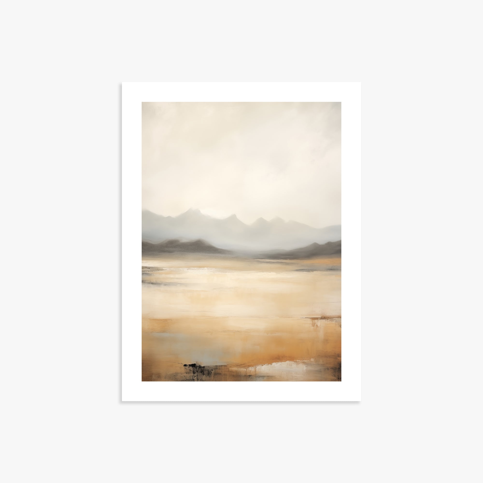 Misty Mountain Serenity, 30x40cm Printed Poster