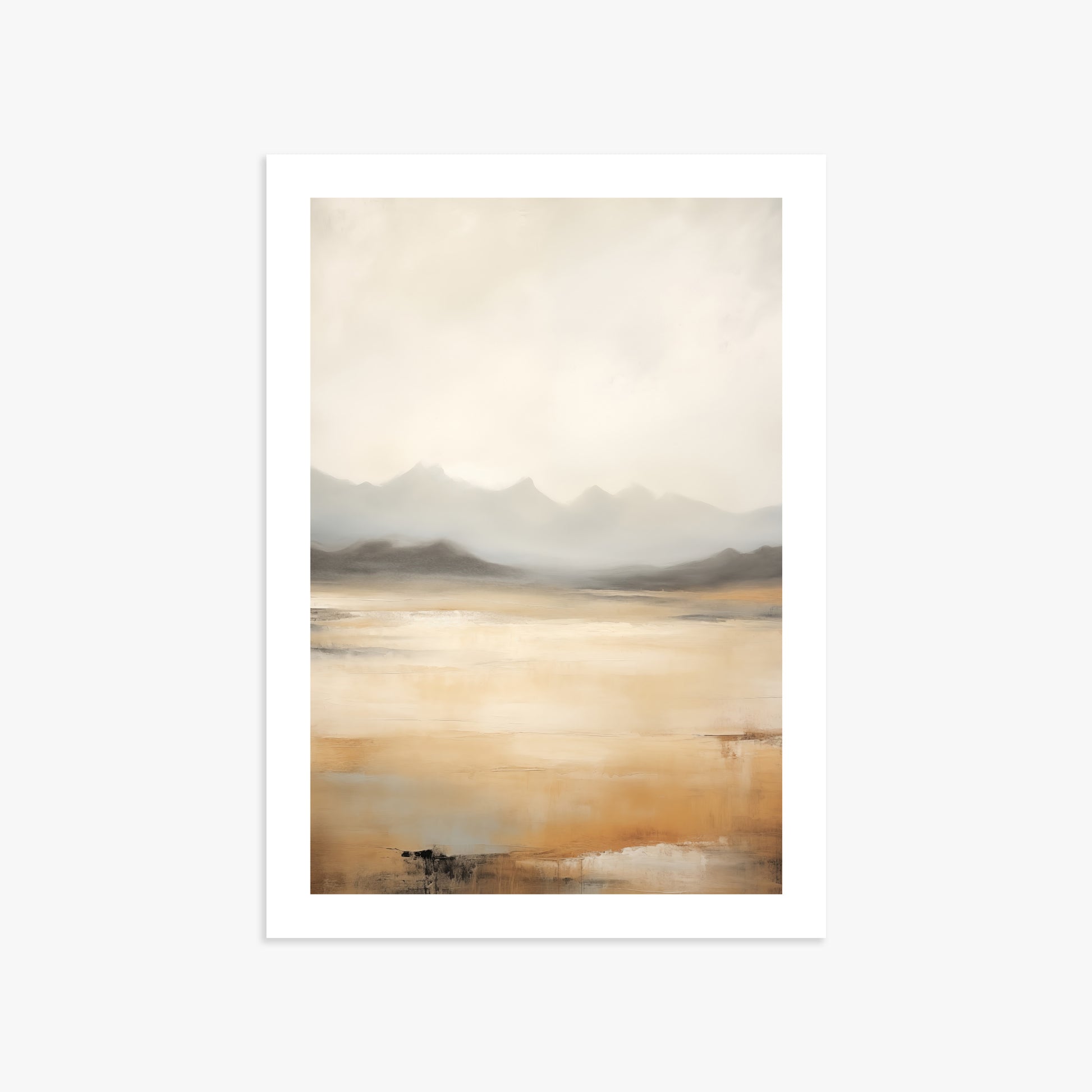 Misty Mountain Serenity, 50x70cm Printed Poster