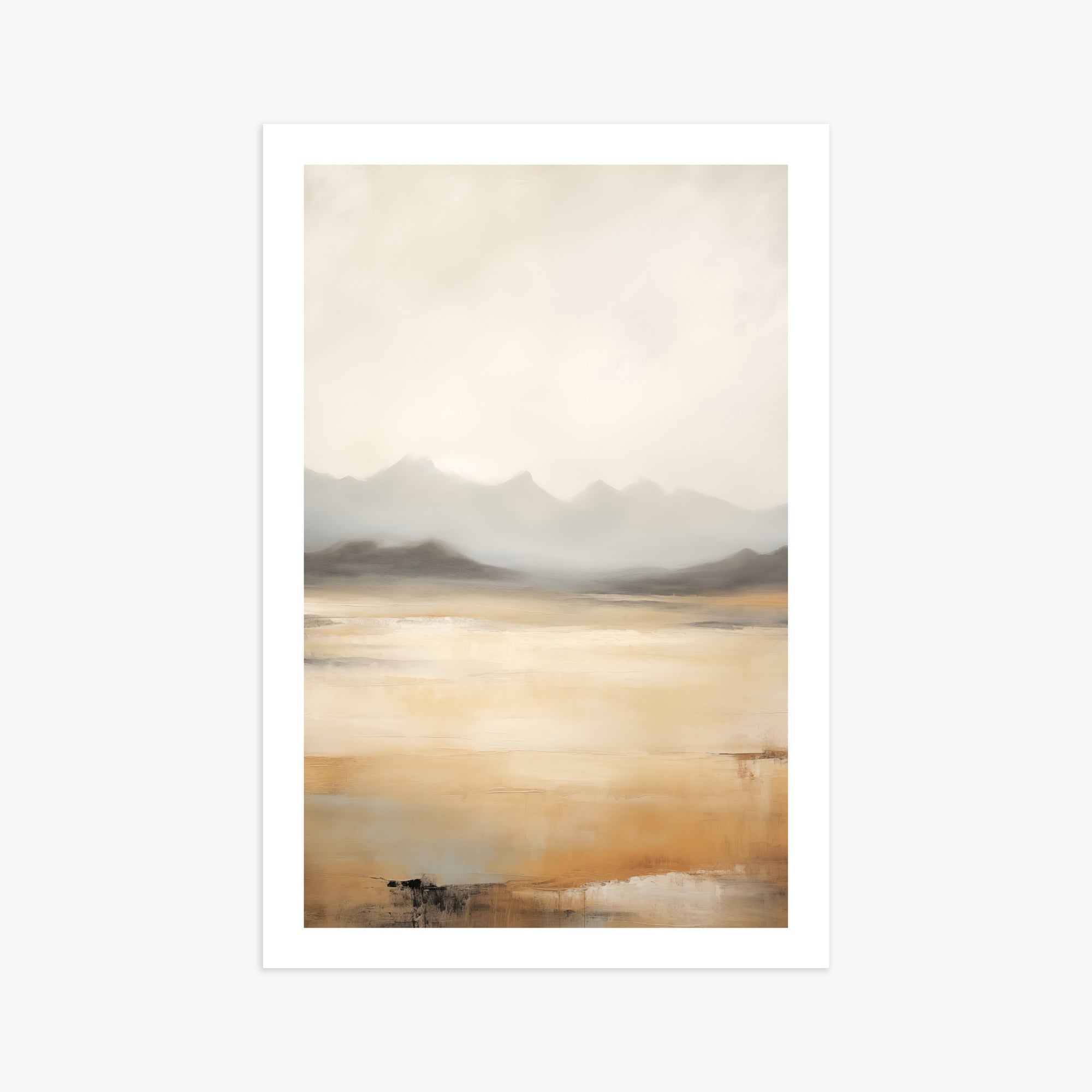 Misty Mountain Serenity, 61x91cm Printed Poster